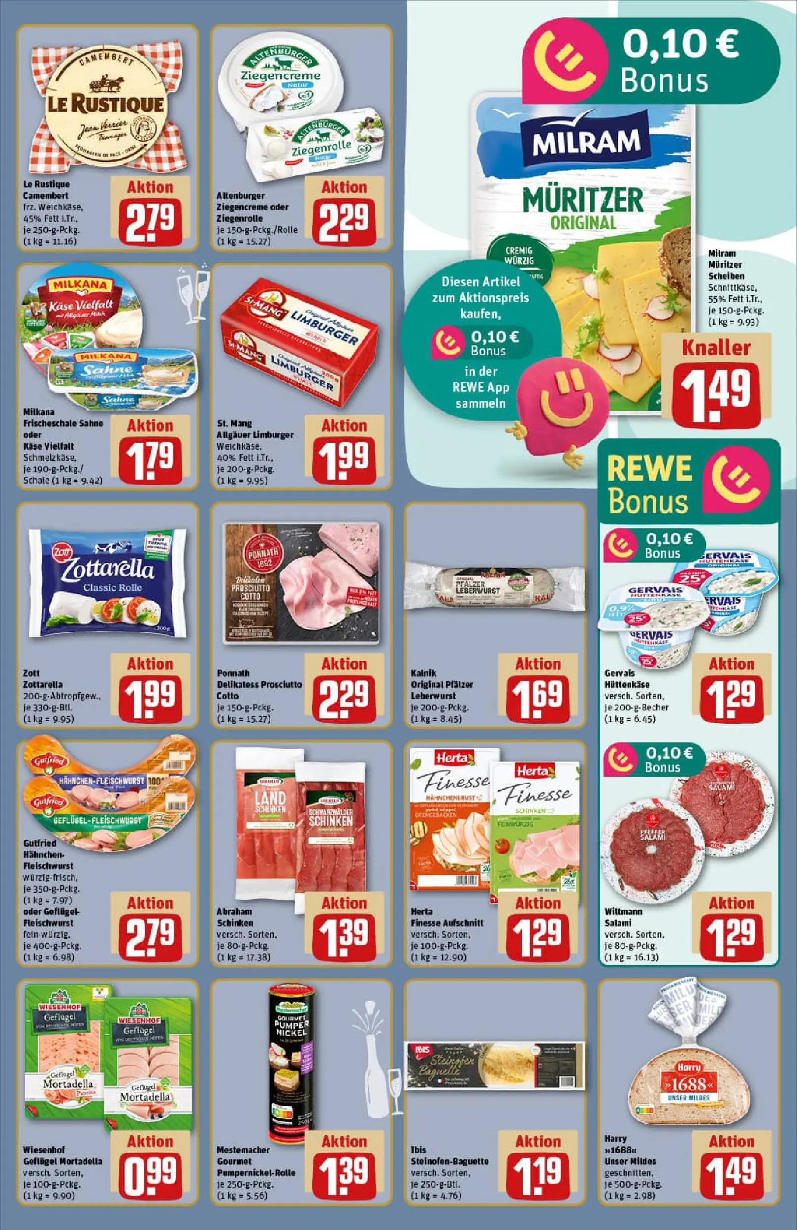 REWE Prospekt ab 22.12.2025 zum Blättern » Angebote | Seite: 5 | Produkte: Käse, Paprika, Sahne, Hüttenkäse