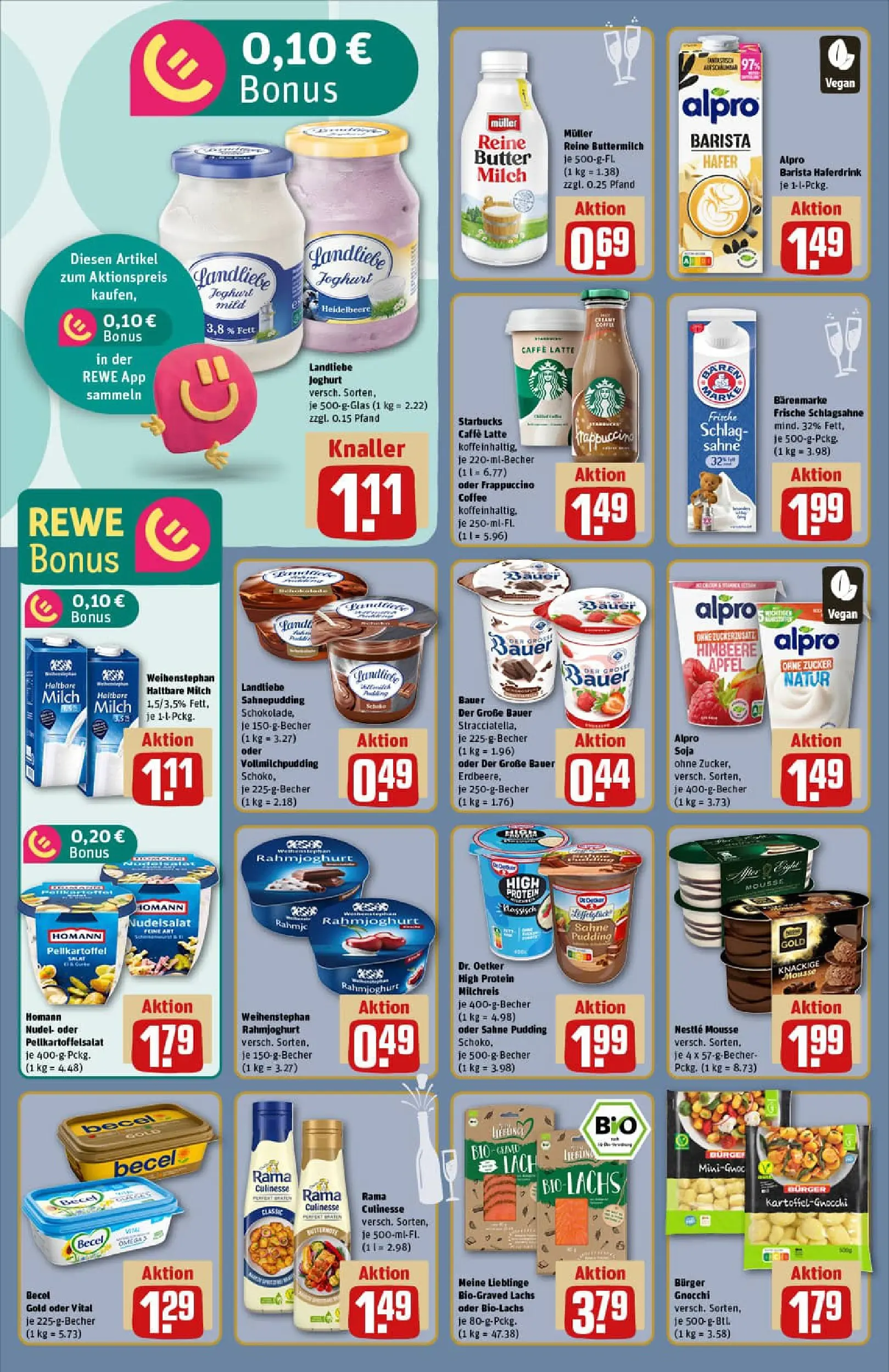 REWE Prospekt ab 22.12.2025 zum Blättern » Angebote | Seite: 10 | Produkte: Joghurt, Becel, Äpfel, Zucker