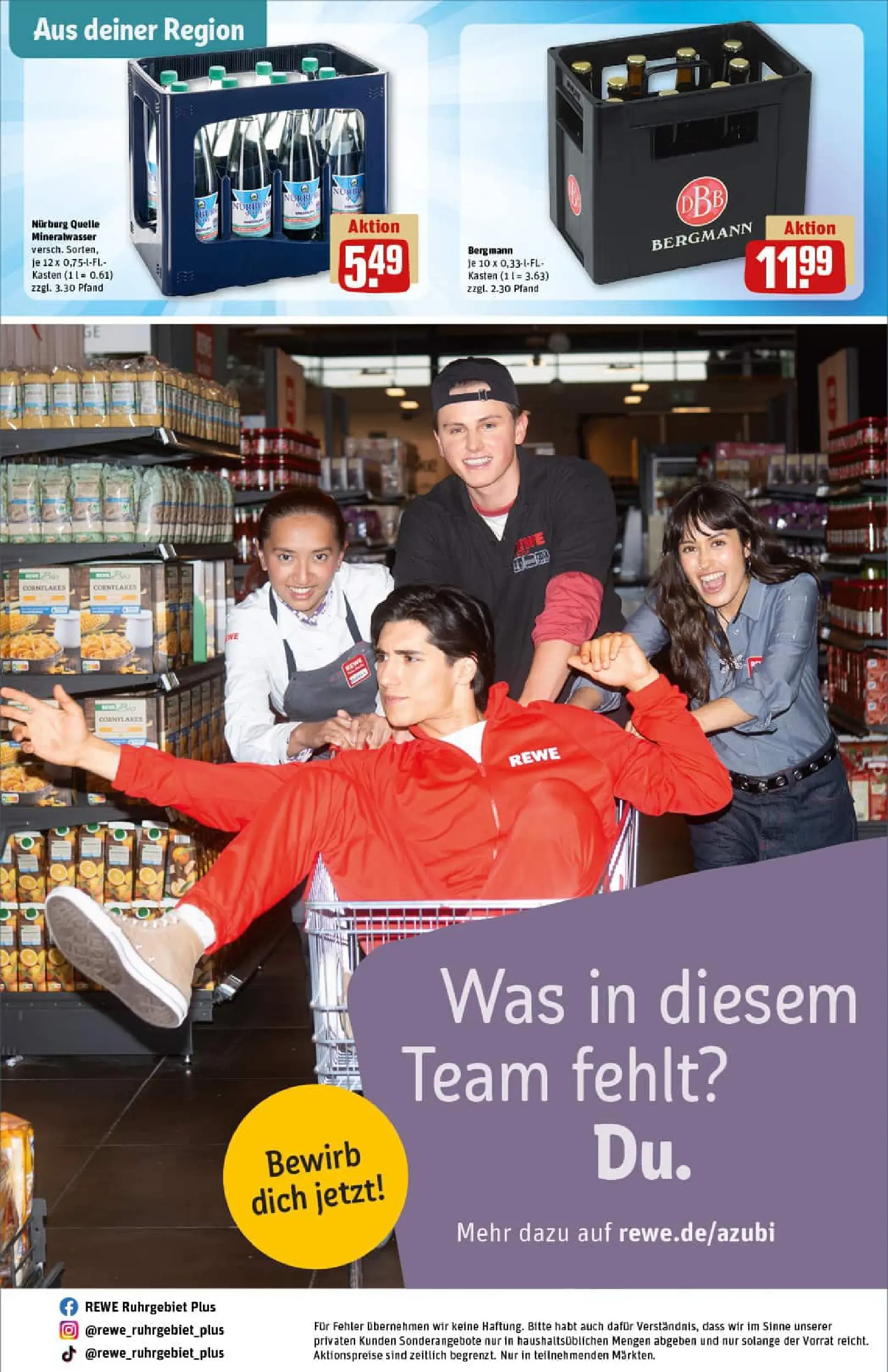 REWE Prospekt ab 22.12.2025 zum Blättern » Angebote | Seite: 29 | Produkte: Mineralwasser