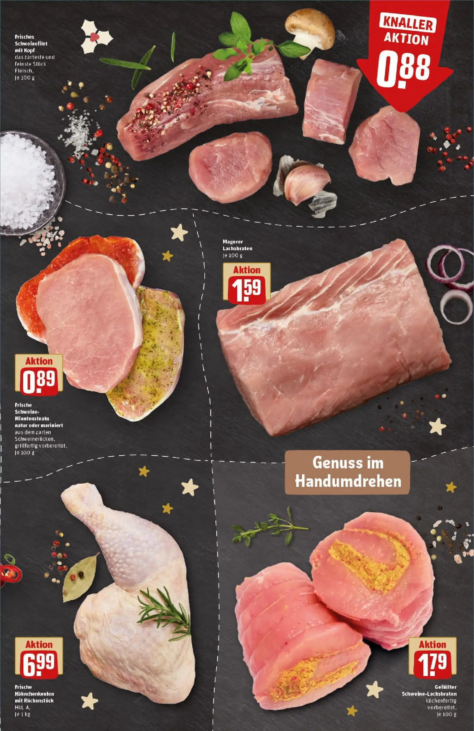 REWE Prospekt ab 22.12.2025 zum Blättern » Angebote | Seite: 7 | Produkte: Schweinefilet
