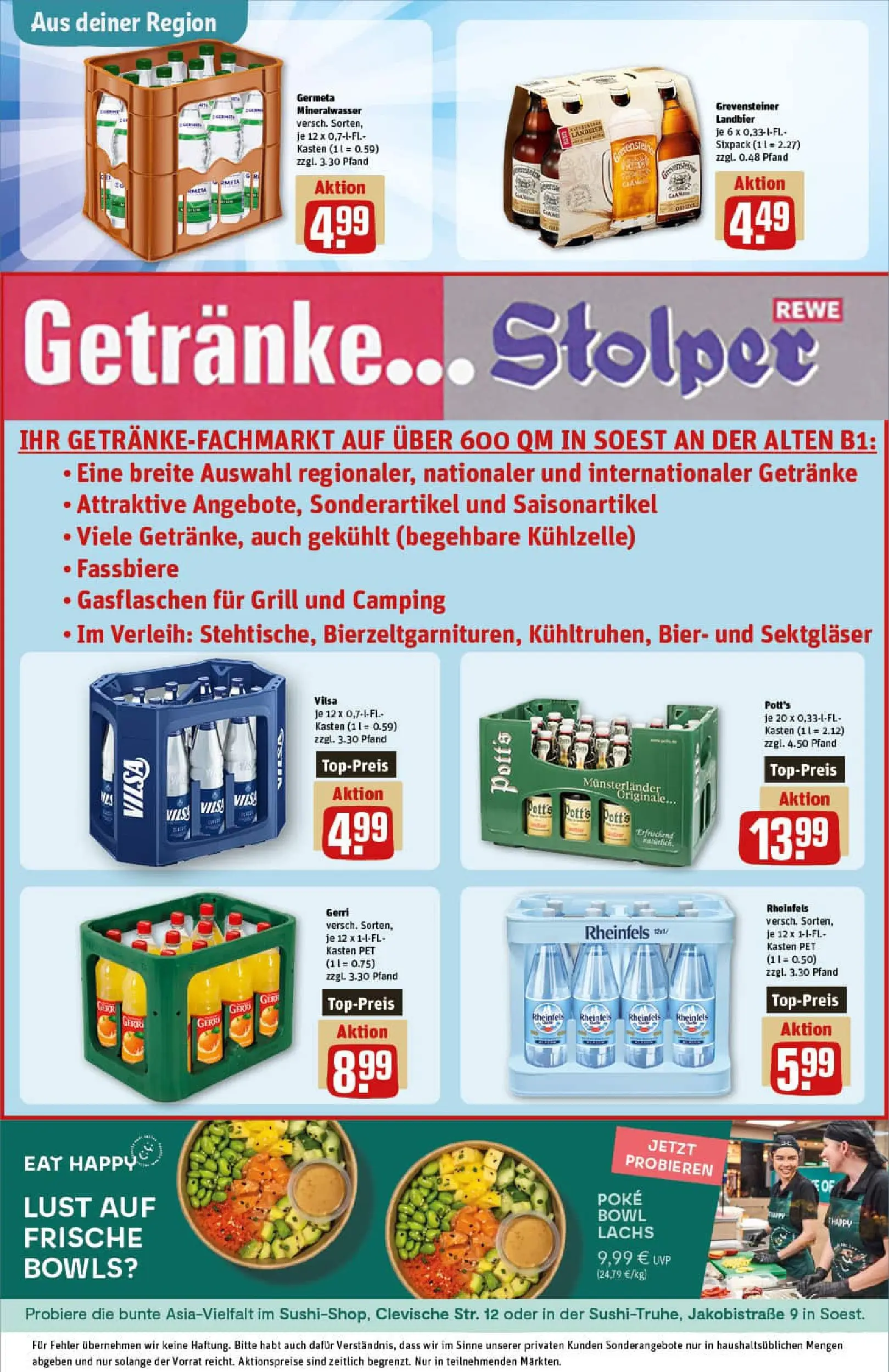 REWE Prospekt ab 22.12.2025 zum Blättern » Angebote | Seite: 28 | Produkte: Grill, Bier, Mineralwasser, Lachs