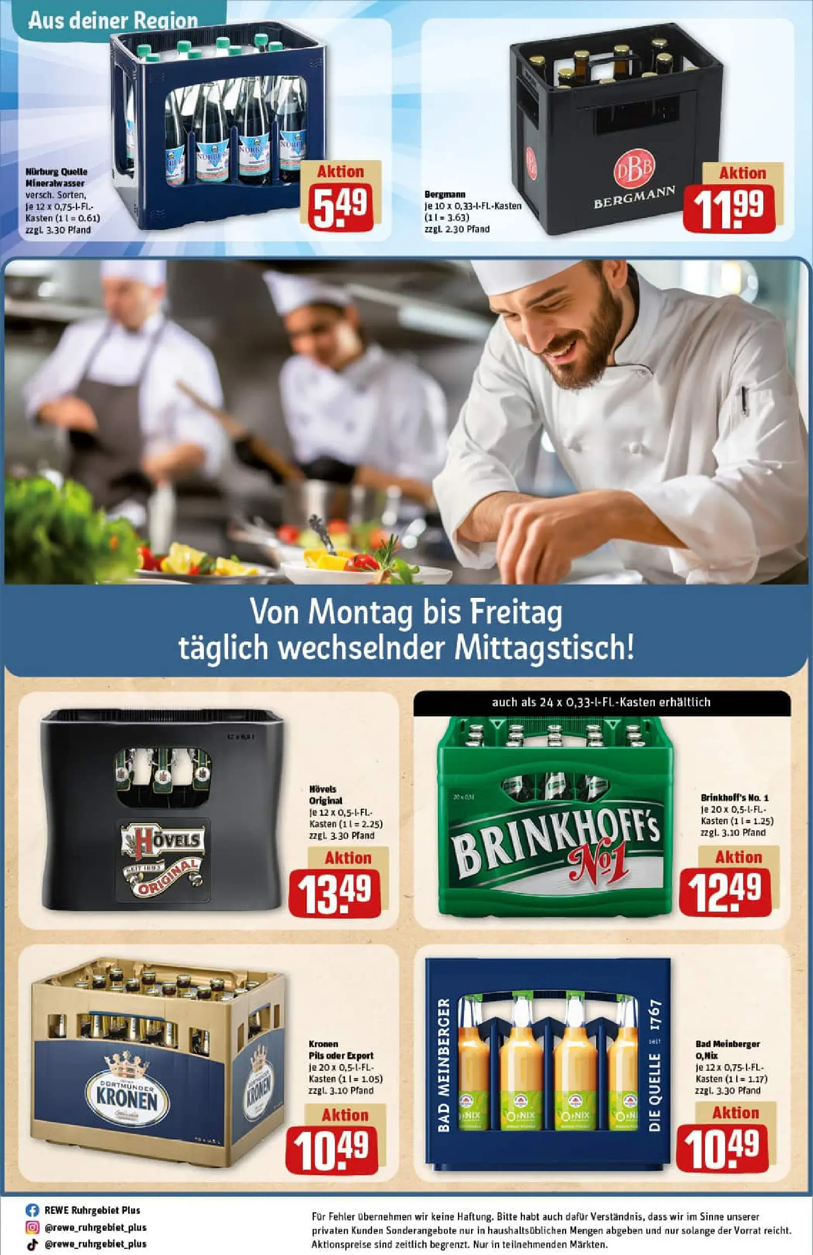 REWE Prospekt ab 22.12.2025 zum Blättern » Angebote | Seite: 28 | Produkte: Bad, Pils, Mineralwasser