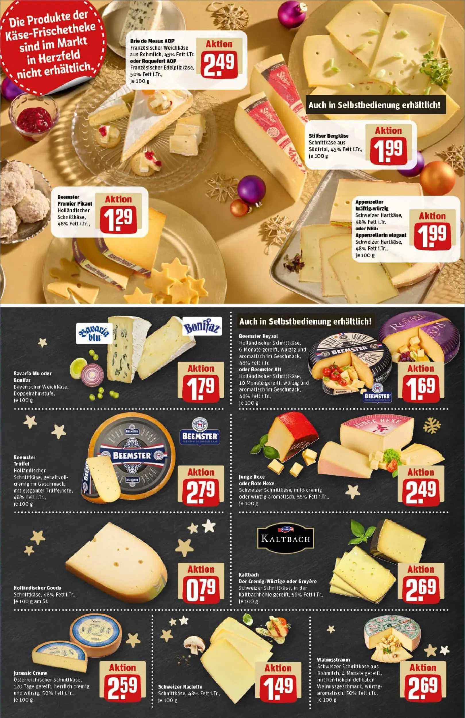 REWE Prospekt ab 22.12.2025 zum Blättern » Angebote | Seite: 9 | Produkte: Gouda, Creme, Raclette