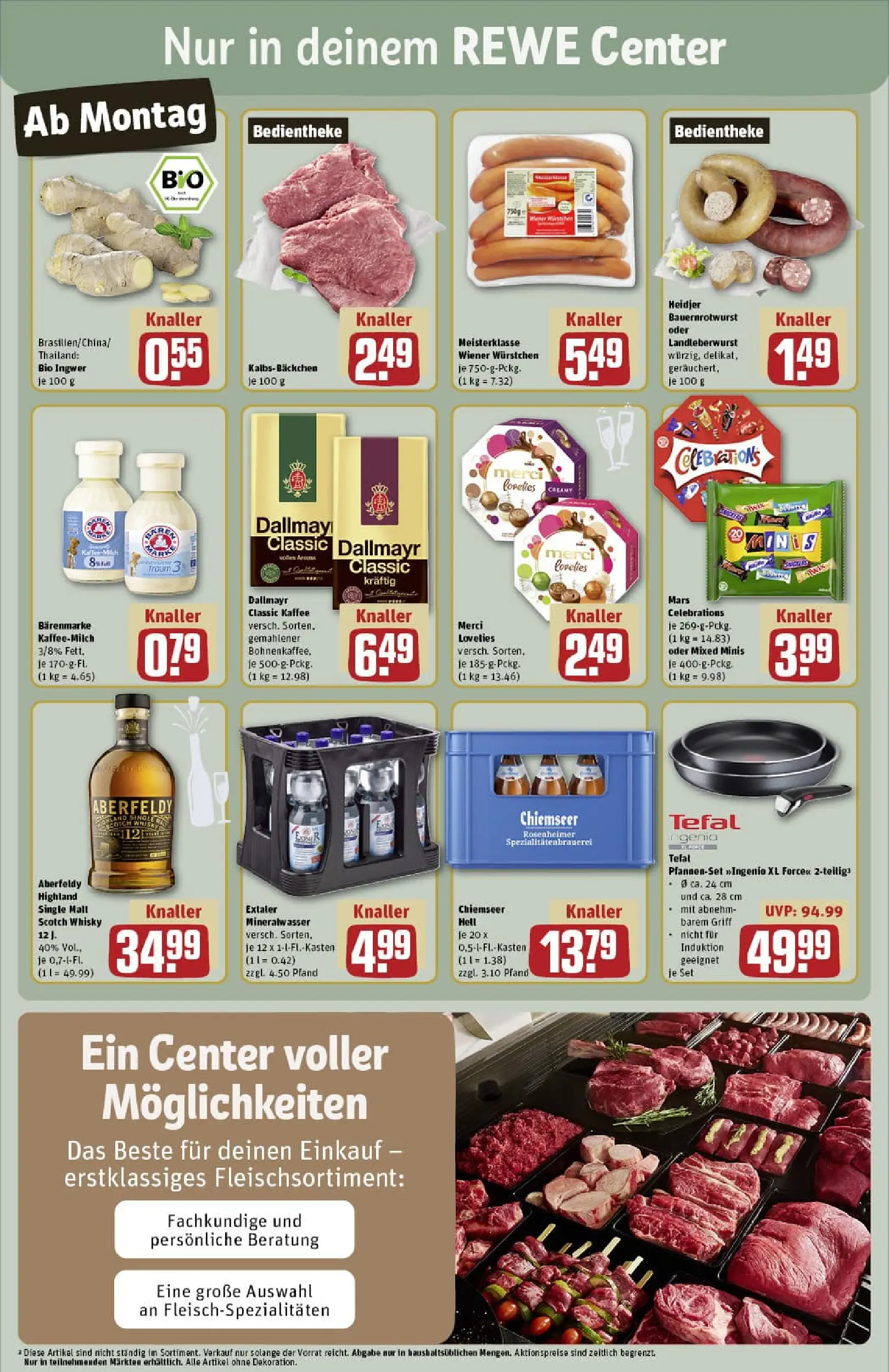 REWE Prospekt ab 22.12.2025 zum Blättern » Angebote | Seite: 7 | Produkte: Merci, Mineralwasser, Mars, Dallmayr