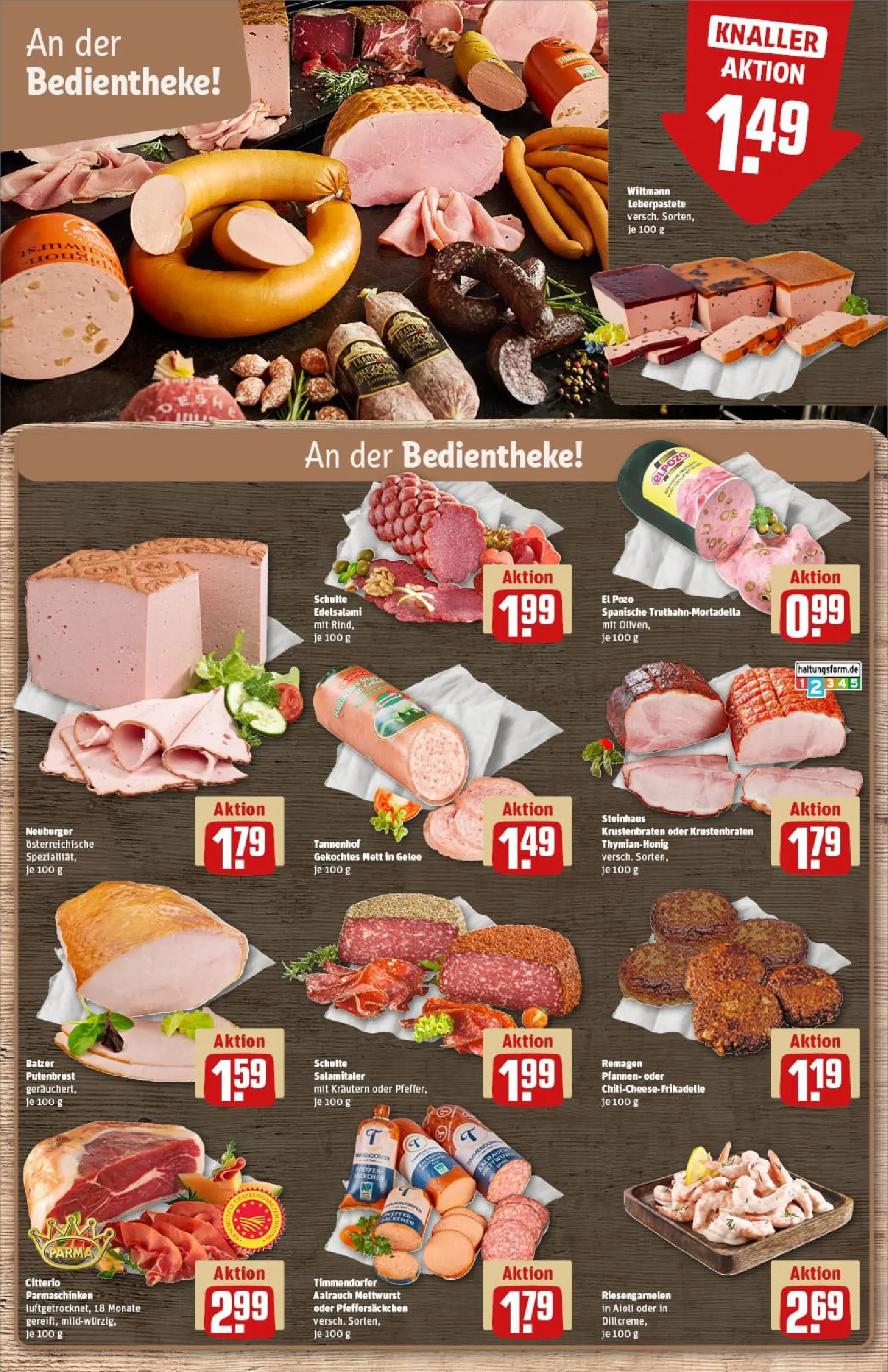 REWE Prospekt ab 22.12.2025 zum Blättern » Angebote | Seite: 12 | Produkte: Krustenbraten, Salami