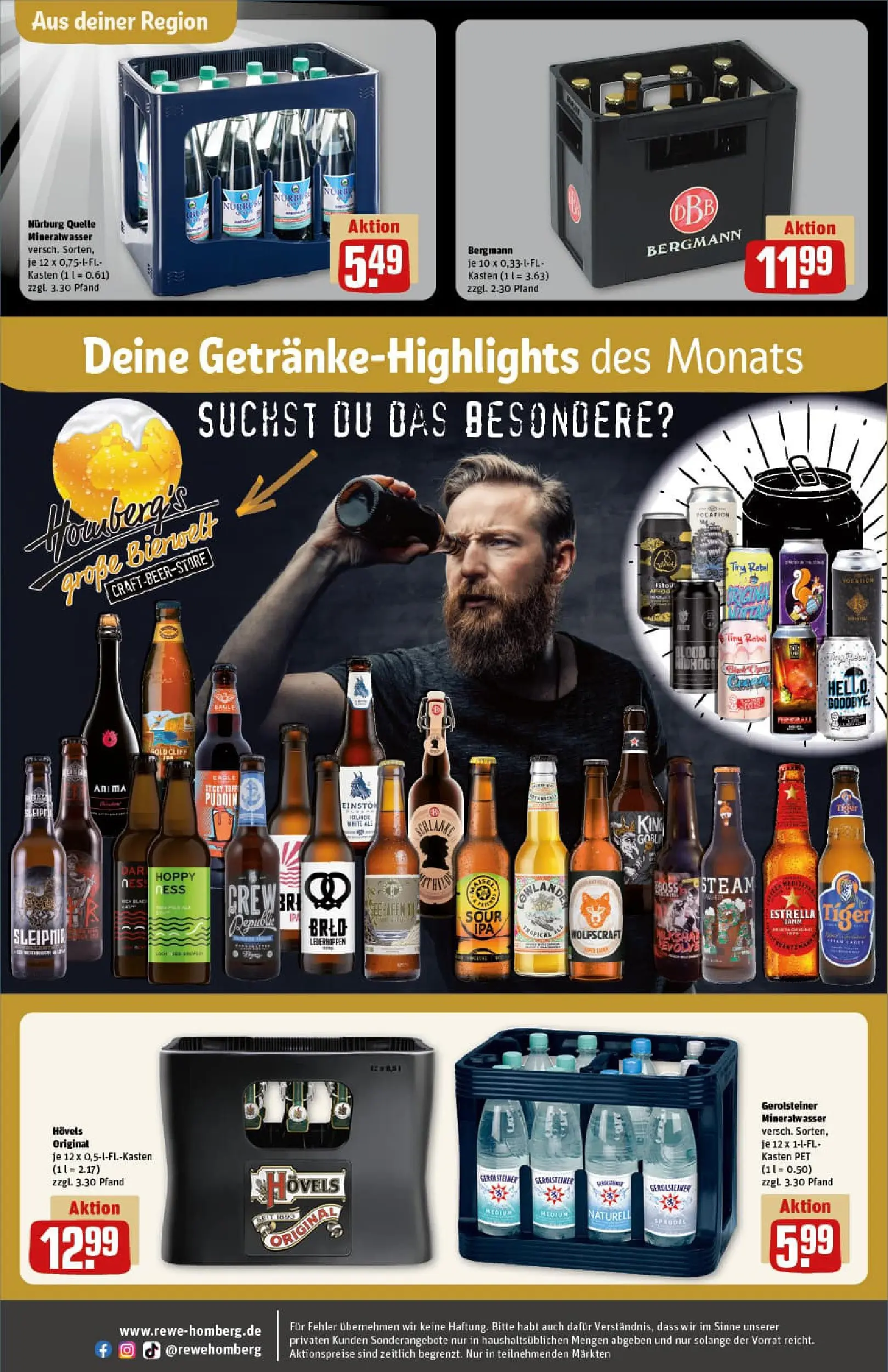 REWE Prospekt ab 22.12.2025 zum Blättern » Angebote | Seite: 28 | Produkte: Mineralwasser, Gerolsteiner