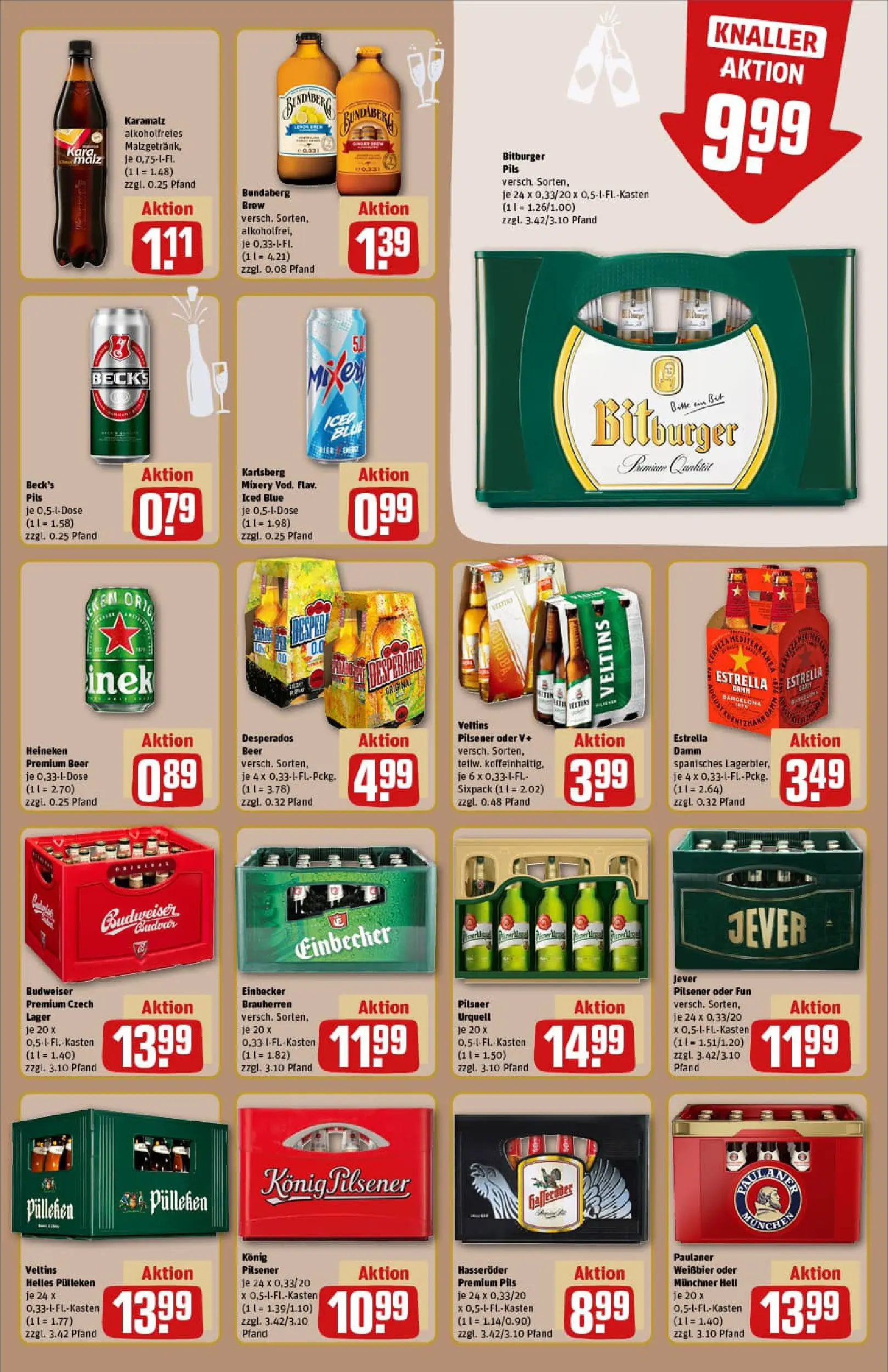 REWE Prospekt ab 22.12.2025 zum Blättern » Angebote | Seite: 19 | Produkte: Helles pulleken, Mixer, Pilsner urquell, Budweiser