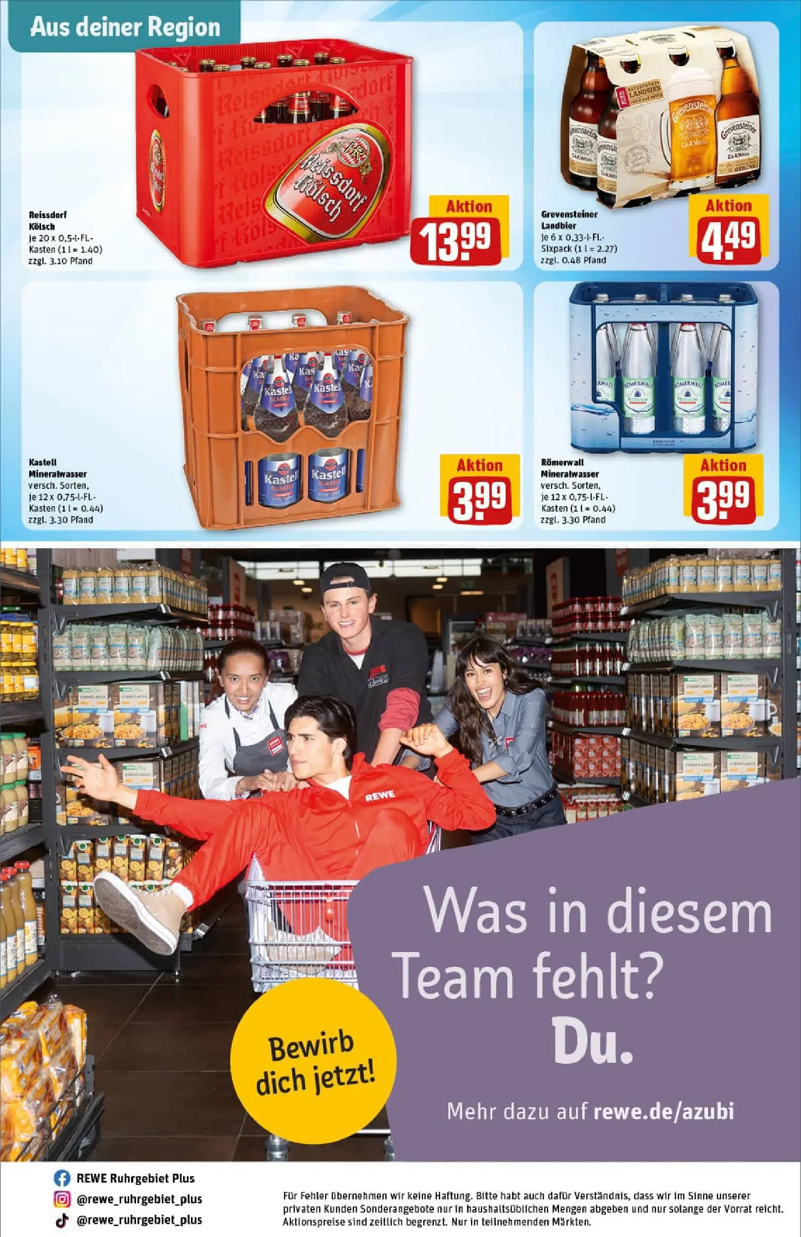 REWE Prospekt ab 22.12.2025 zum Blättern » Angebote | Seite: 28 | Produkte: Mineralwasser, Reis