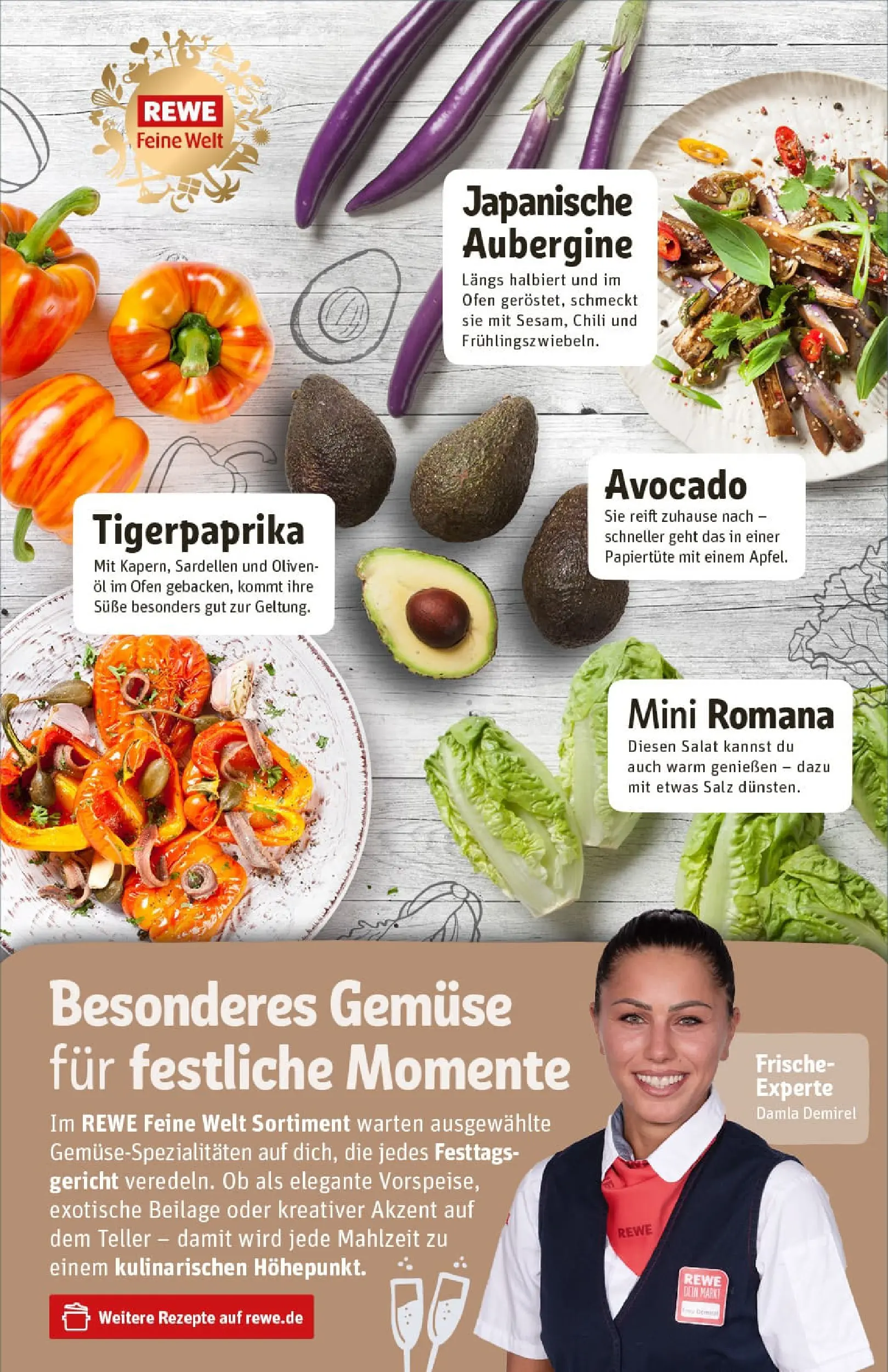 REWE Prospekt ab 22.12.2025 zum Blättern » Angebote | Seite: 17 | Produkte: Gemüse, Salz, Aubergine, Chili