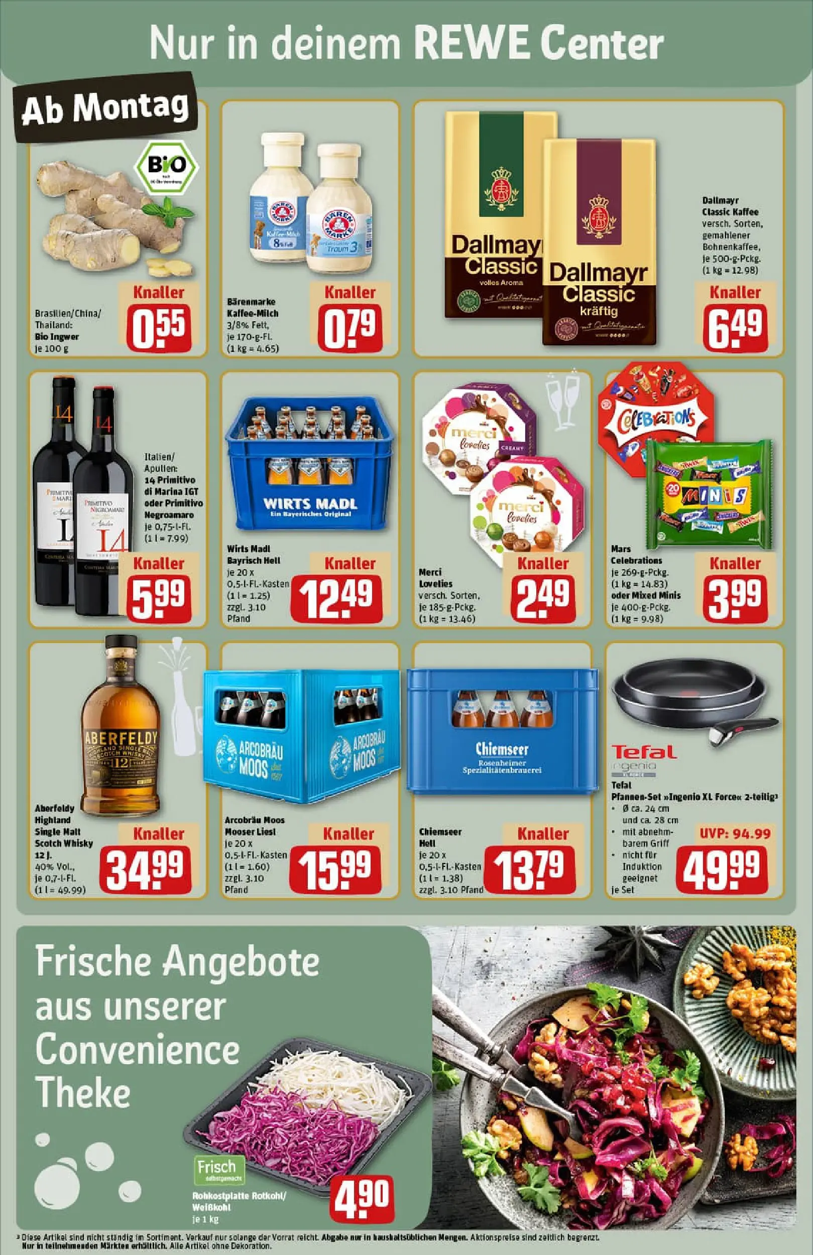 REWE Prospekt ab 22.12.2025 zum Blättern » Angebote | Seite: 7 | Produkte: Whisky, Merci, Kaffee, Celebrations