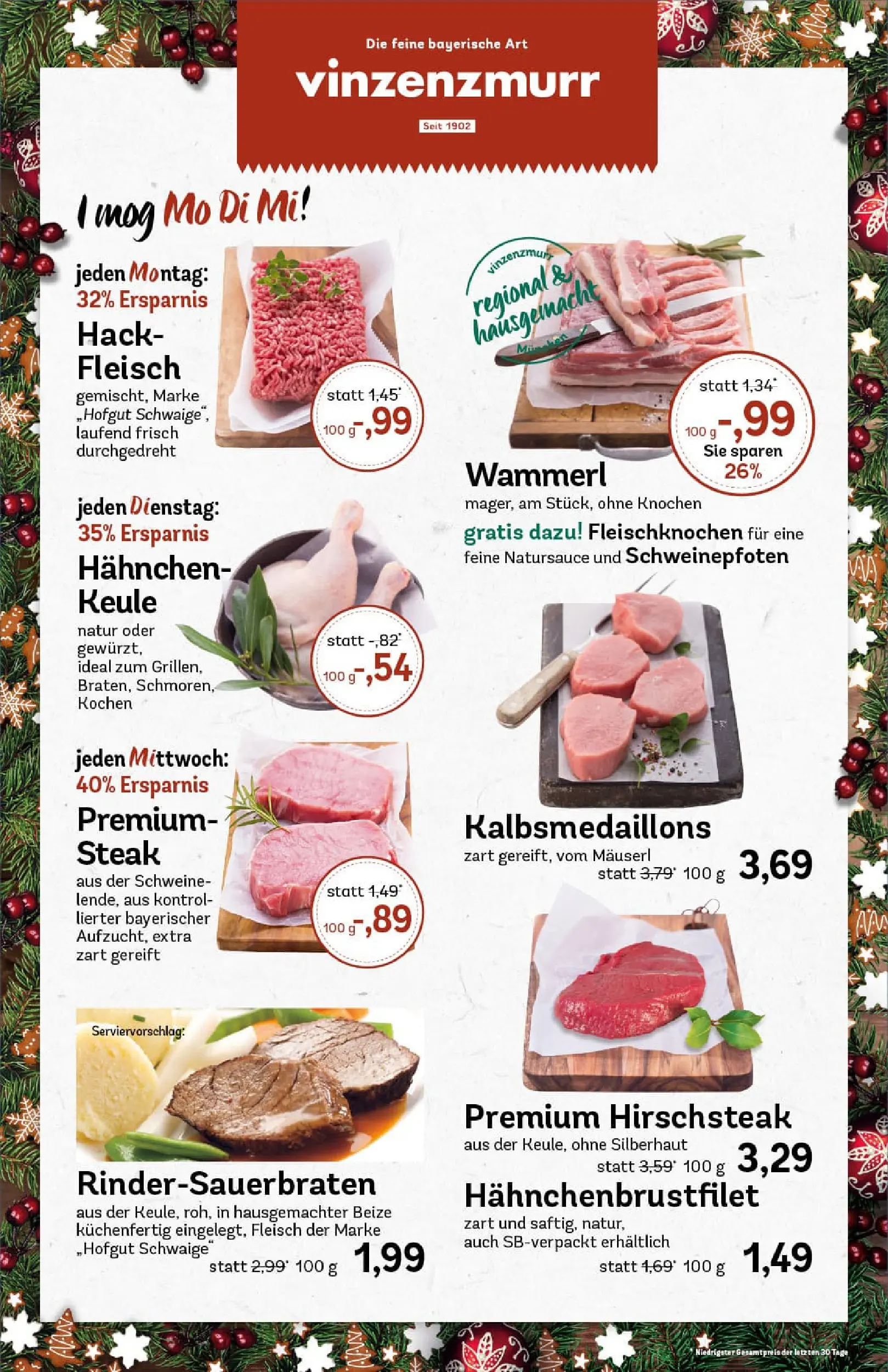 REWE Prospekt ab 22.12.2025 zum Blättern » Angebote | Seite: 9 | Produkte: Hahnchen, Steak, Fleisch