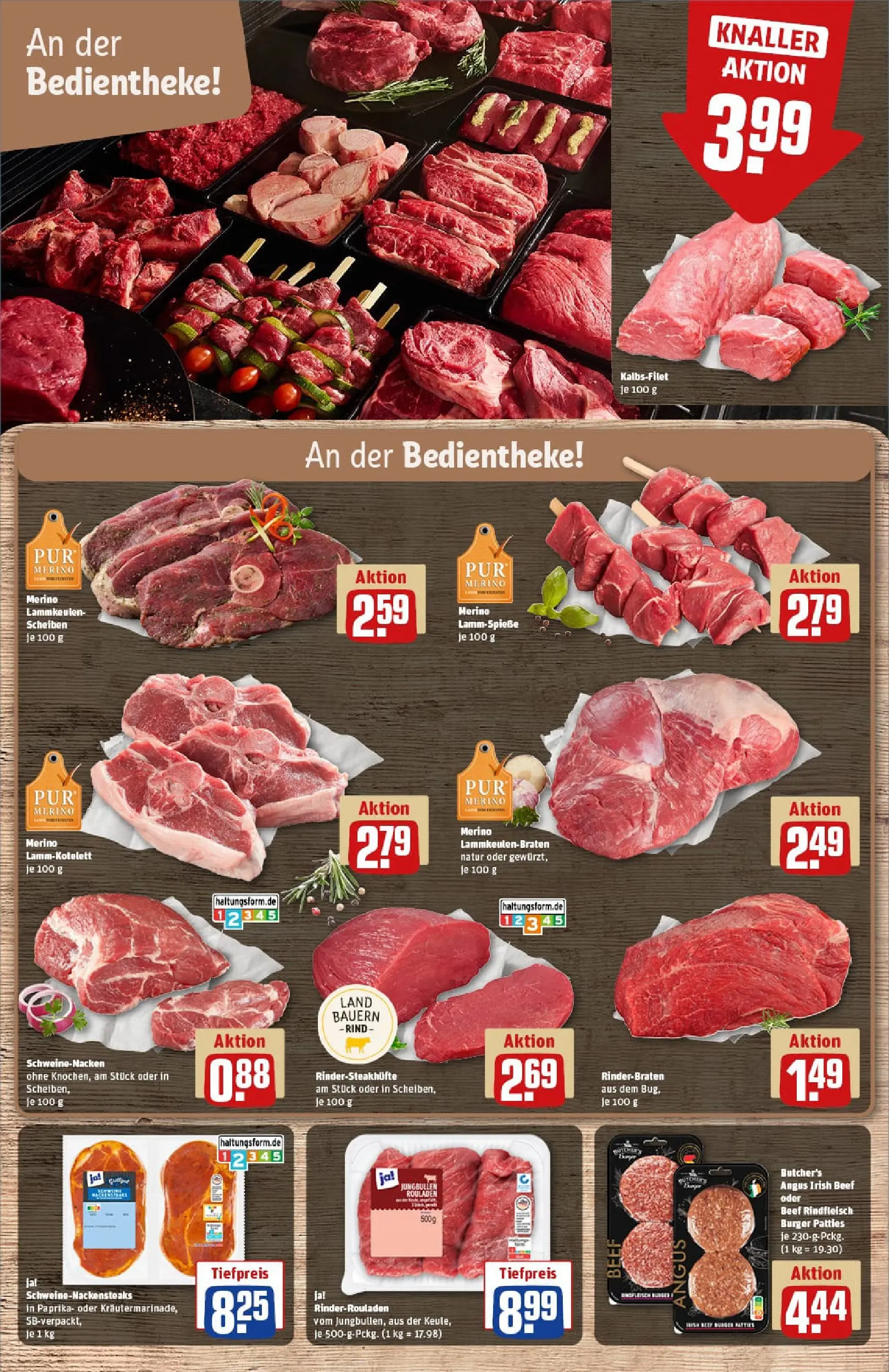 REWE Prospekt ab 22.12.2025 zum Blättern » Angebote | Seite: 11 | Produkte: Burger, Paprika, Rindfleisch, Steak