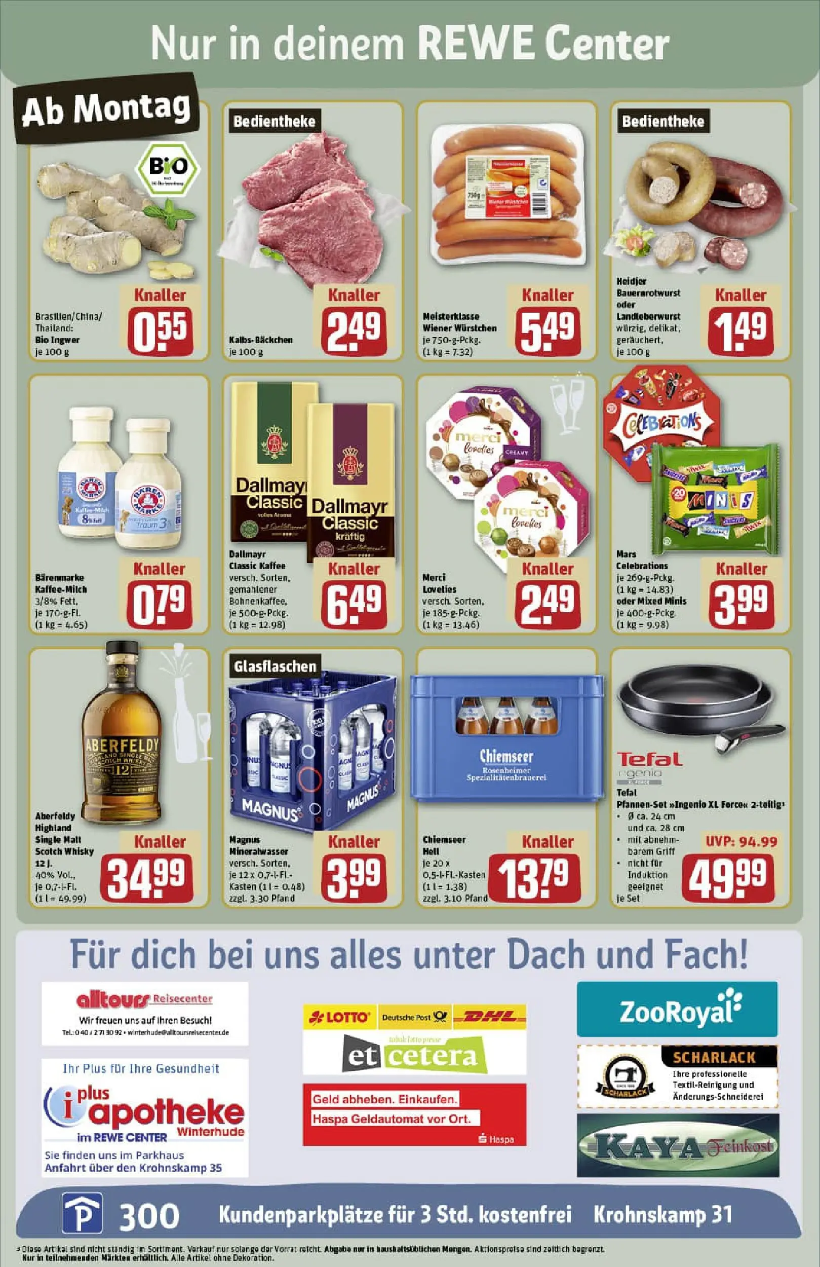 REWE Prospekt ab 22.12.2025 zum Blättern » Angebote | Seite: 7 | Produkte: Whisky, Merci, Kaffee, Dallmayr