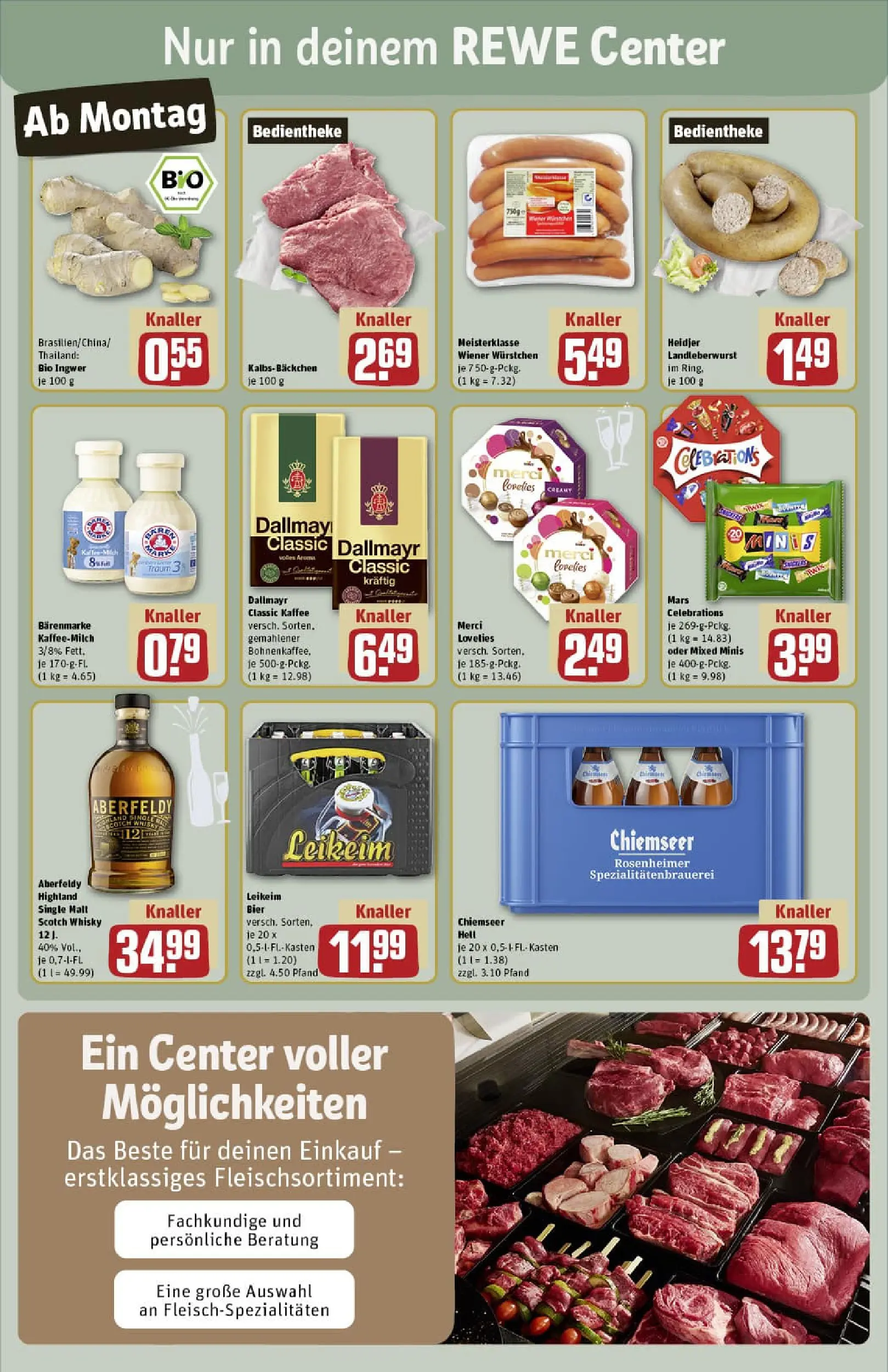 REWE Prospekt ab 22.12.2025 zum Blättern » Angebote | Seite: 7 | Produkte: Merci, Wiener wurstchen, Mars, Dallmayr