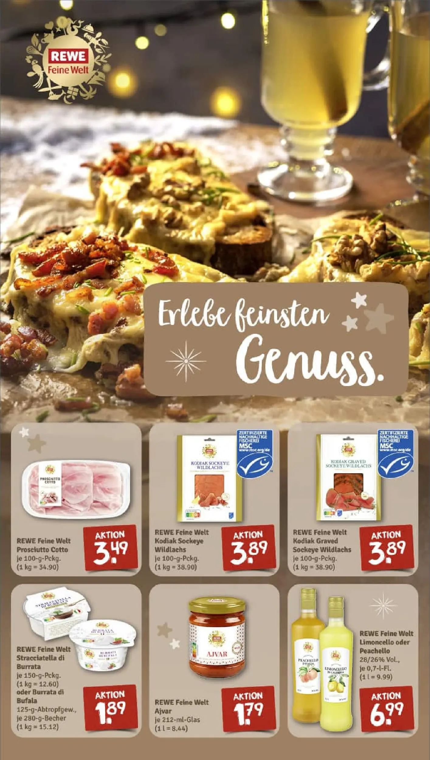 REWE Prospekt ab 22.12.2025 zum Blättern » Angebote | Seite: 10 | Produkte: Burrata, Limoncello