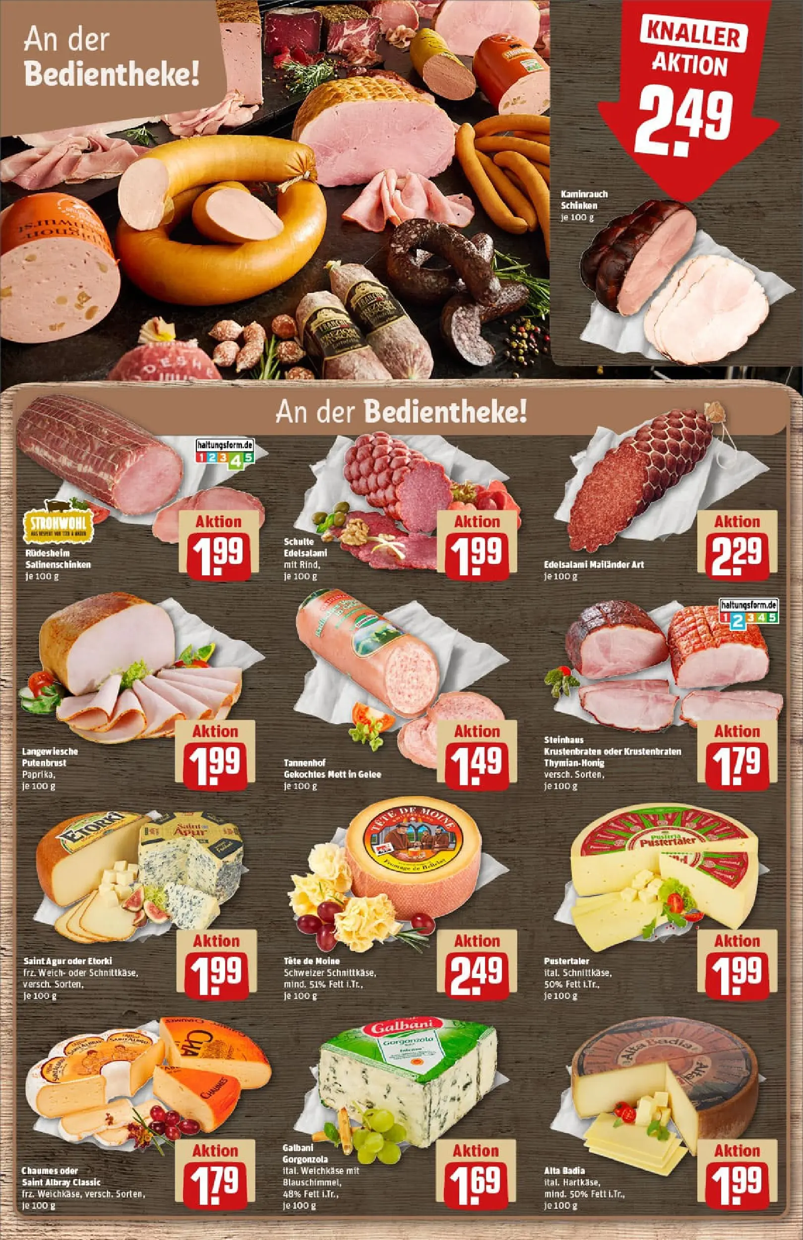 REWE Prospekt ab 22.12.2025 zum Blättern » Angebote | Seite: 12 | Produkte: Krustenbraten, Salami, Schinken
