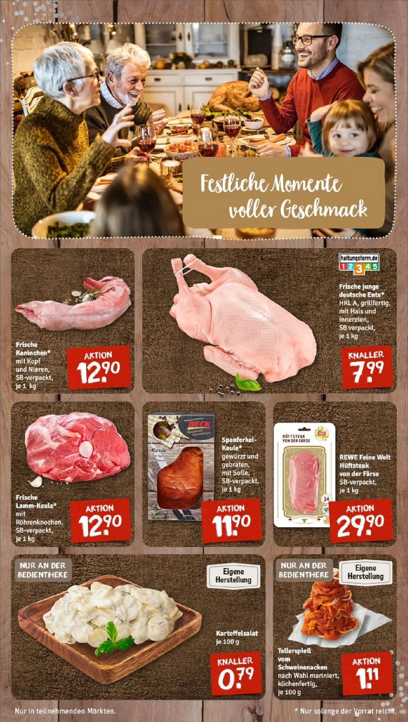 REWE Prospekt ab 22.12.2025 zum Blättern » Angebote | Seite: 12 | Produkte: Schweinenacken, Steak