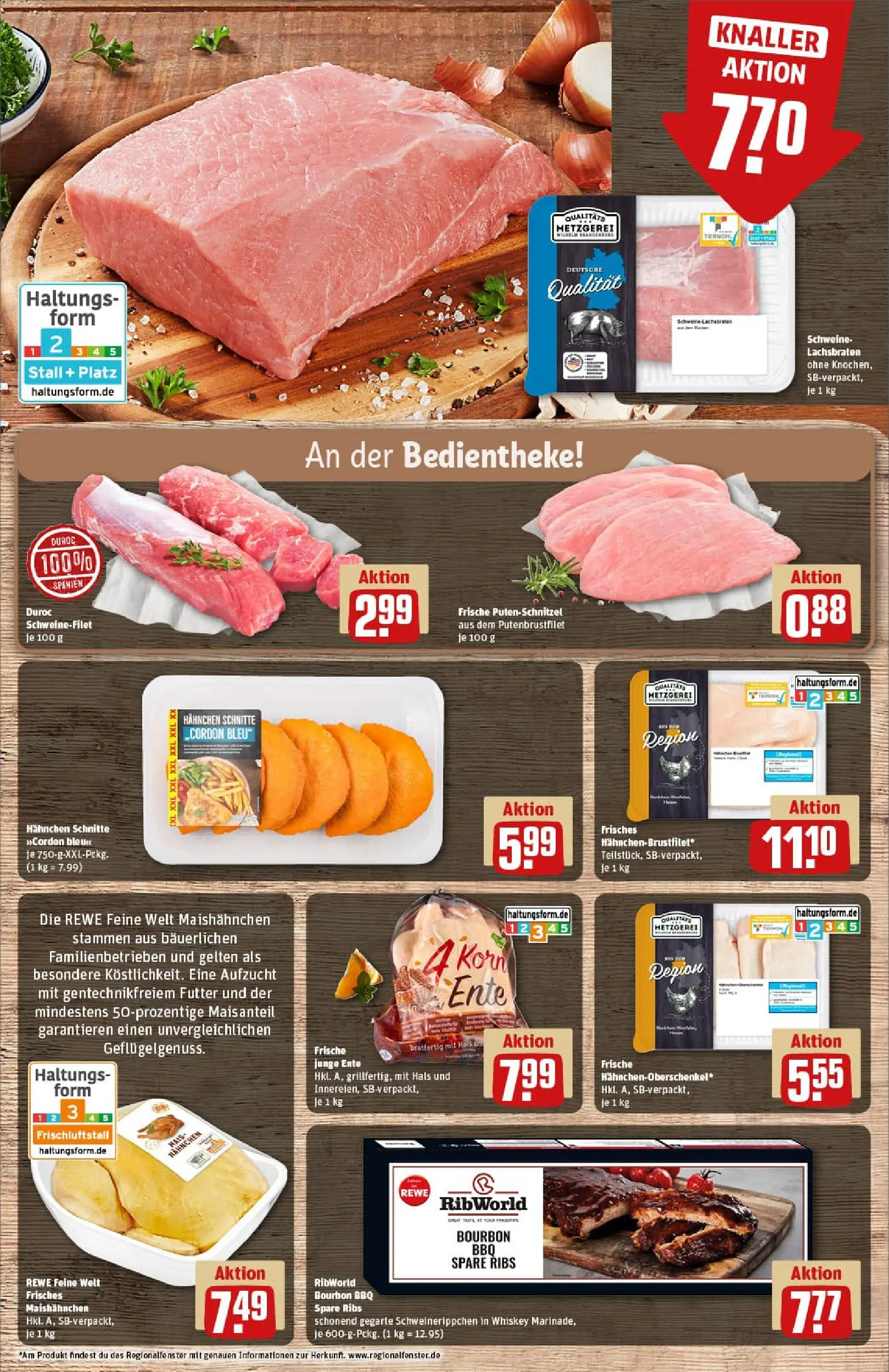 REWE Prospekt ab 22.12.2025 zum Blättern » Angebote | Seite: 10 | Produkte: Hahnchen, Putenschnitzel, Whiskey, Ente