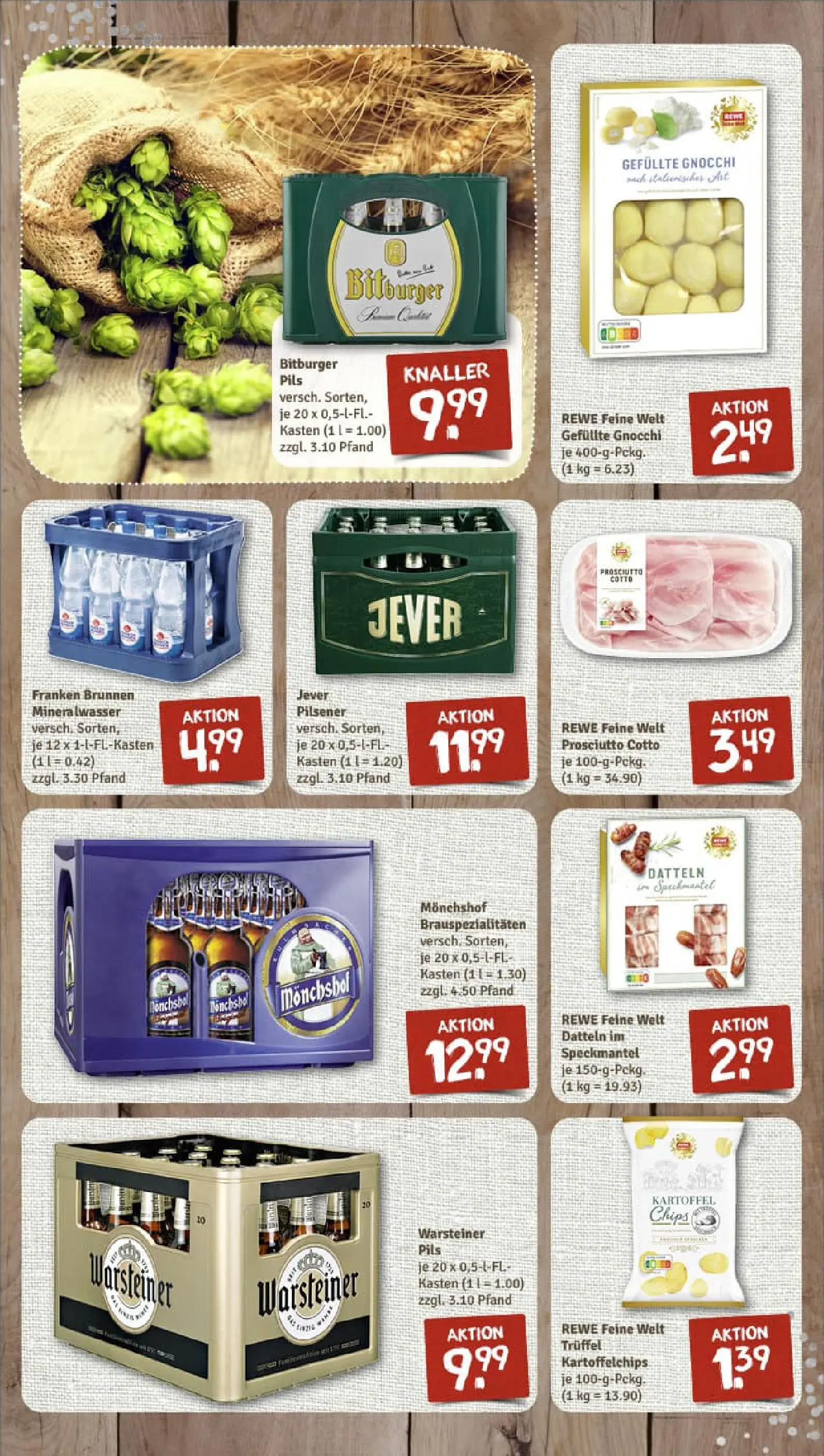 REWE Prospekt ab 22.12.2025 zum Blättern » Angebote | Seite: 11 | Produkte: Bitburger, Monchshof, Pils, Warsteiner