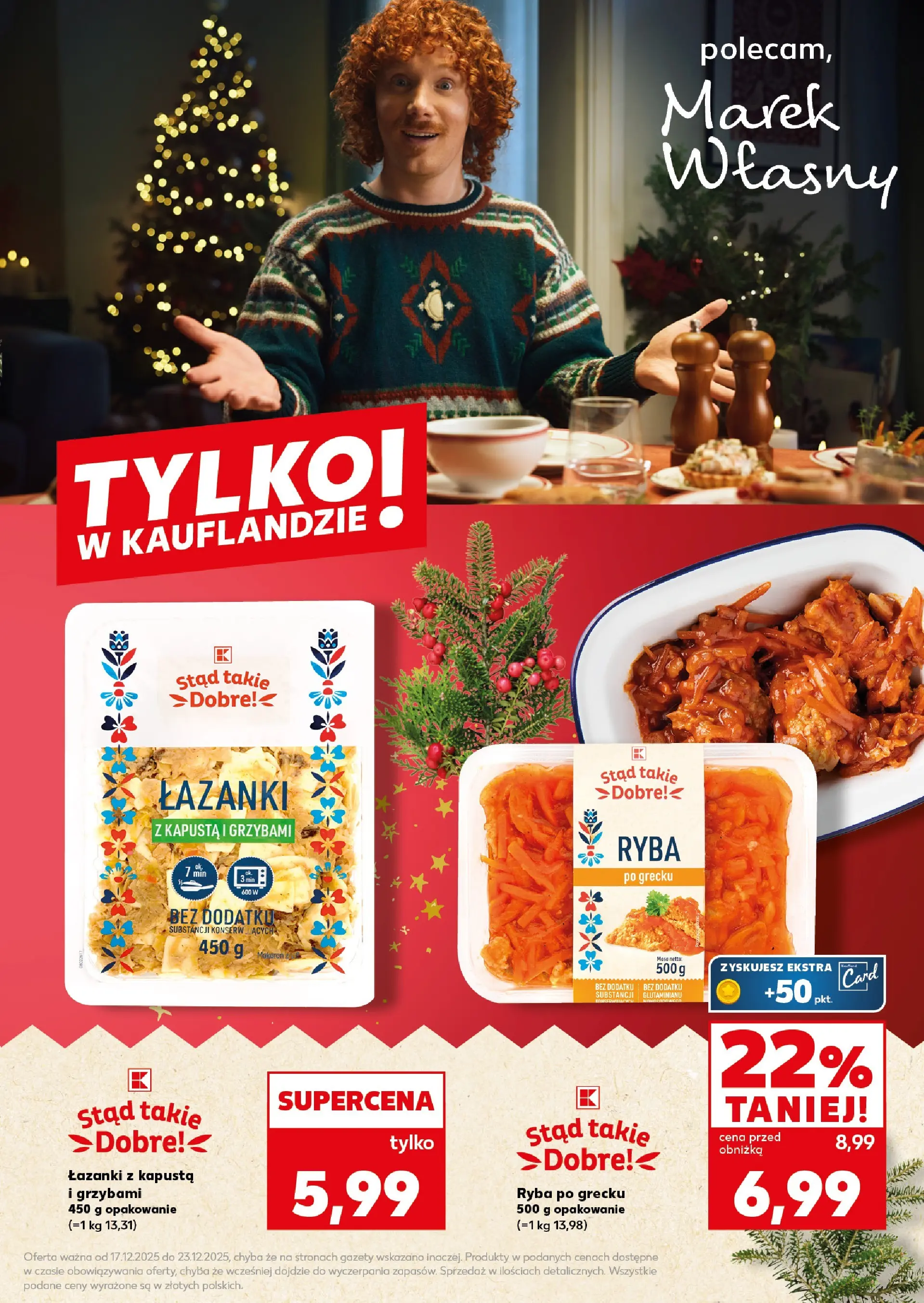 Kaufland gazetka od 20.12.2025 | Boże Narodzenie 🎄🎁 | Strona: 19 | Produkty: Kapusta, Ryba po grecku, Ryba