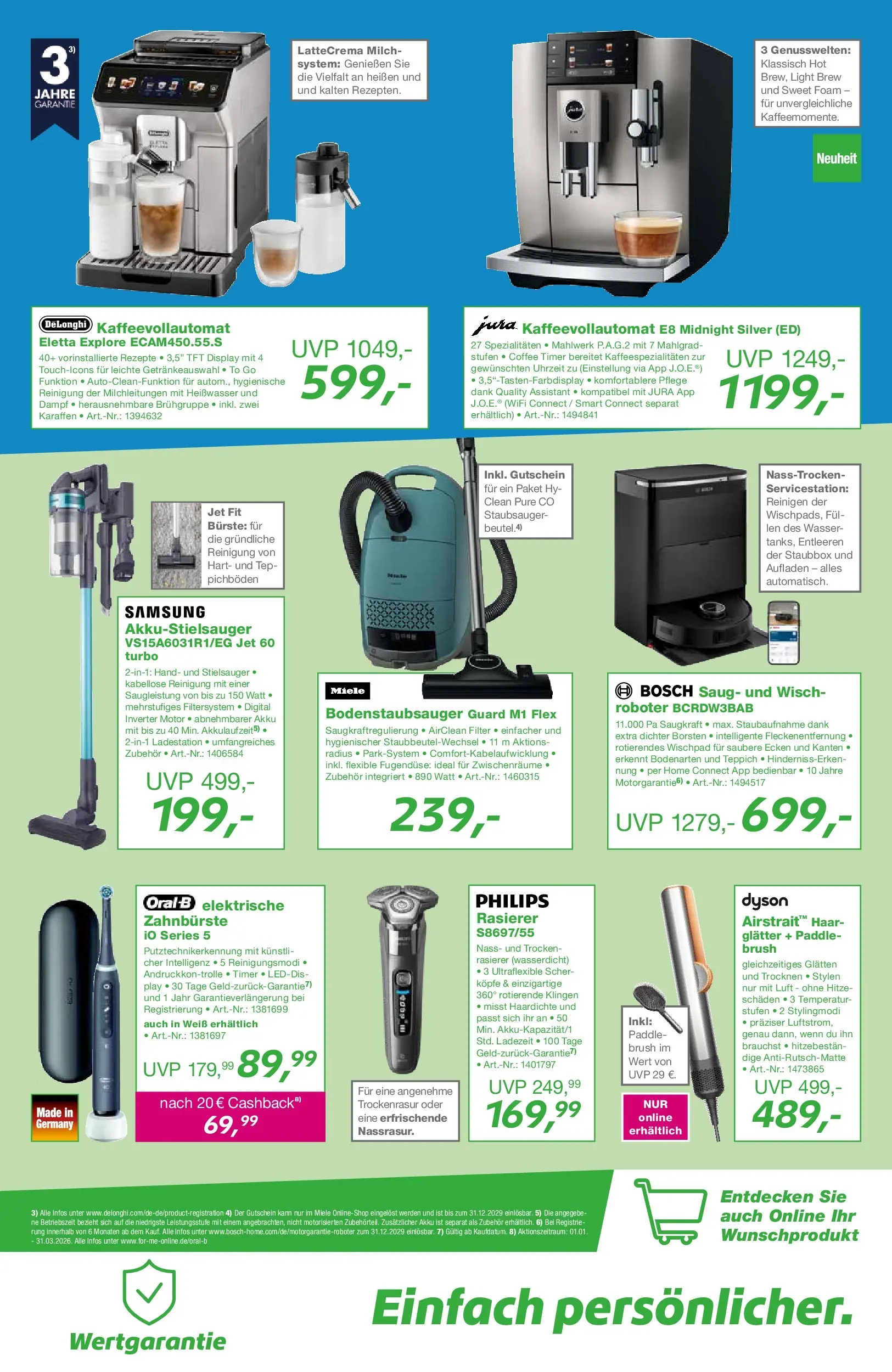Entdecke - EP: Angebote (ab 29.12.2025) zum Blättern | Seite: 5 | Produkte: Dyson, Milch, Bürste, Zahnbürste