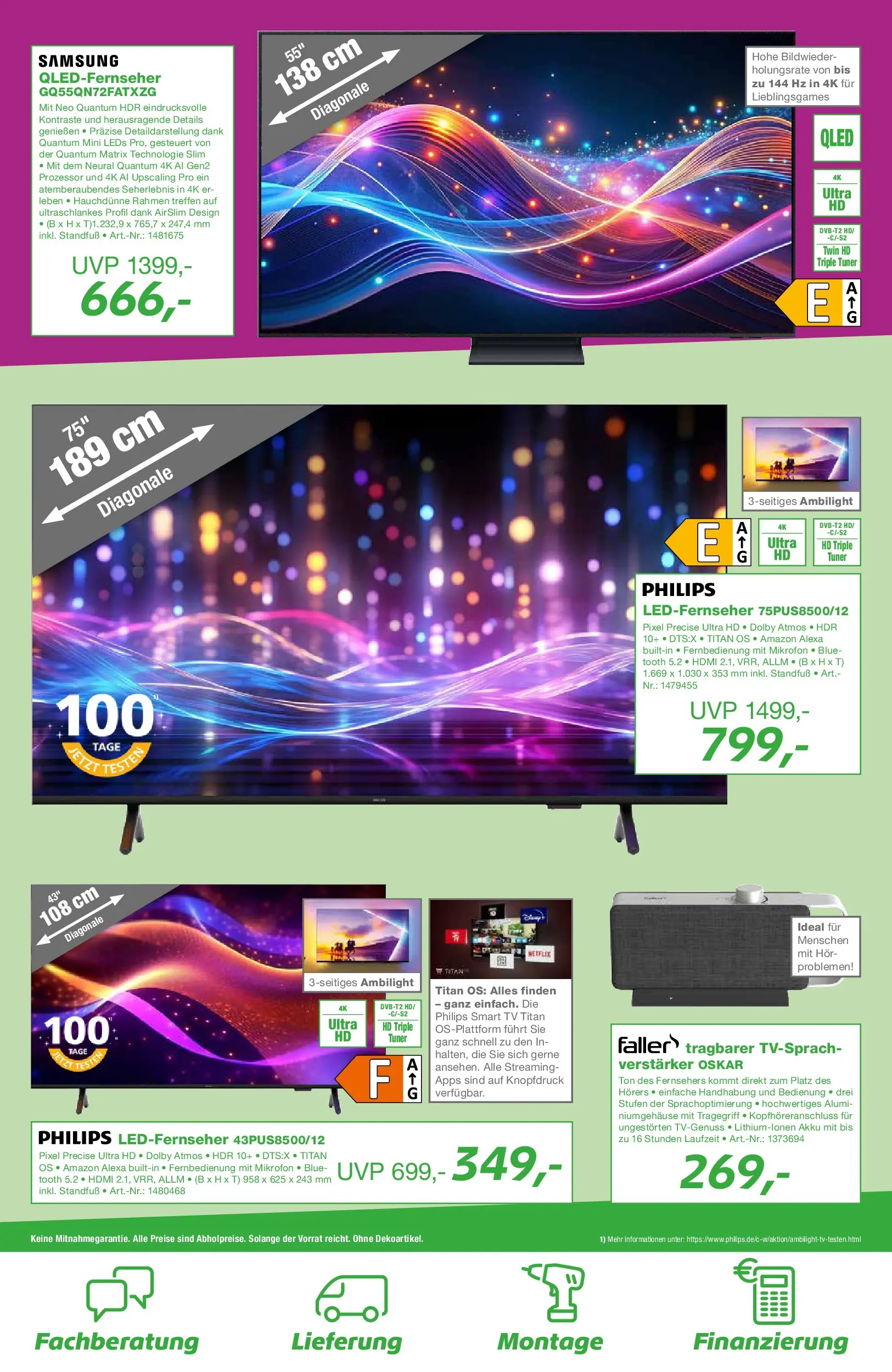 Entdecke - EP: Angebote (ab 29.12.2025) zum Blättern | Seite: 8 | Produkte: Mikrofon, Philips, Samsung, Smart TV