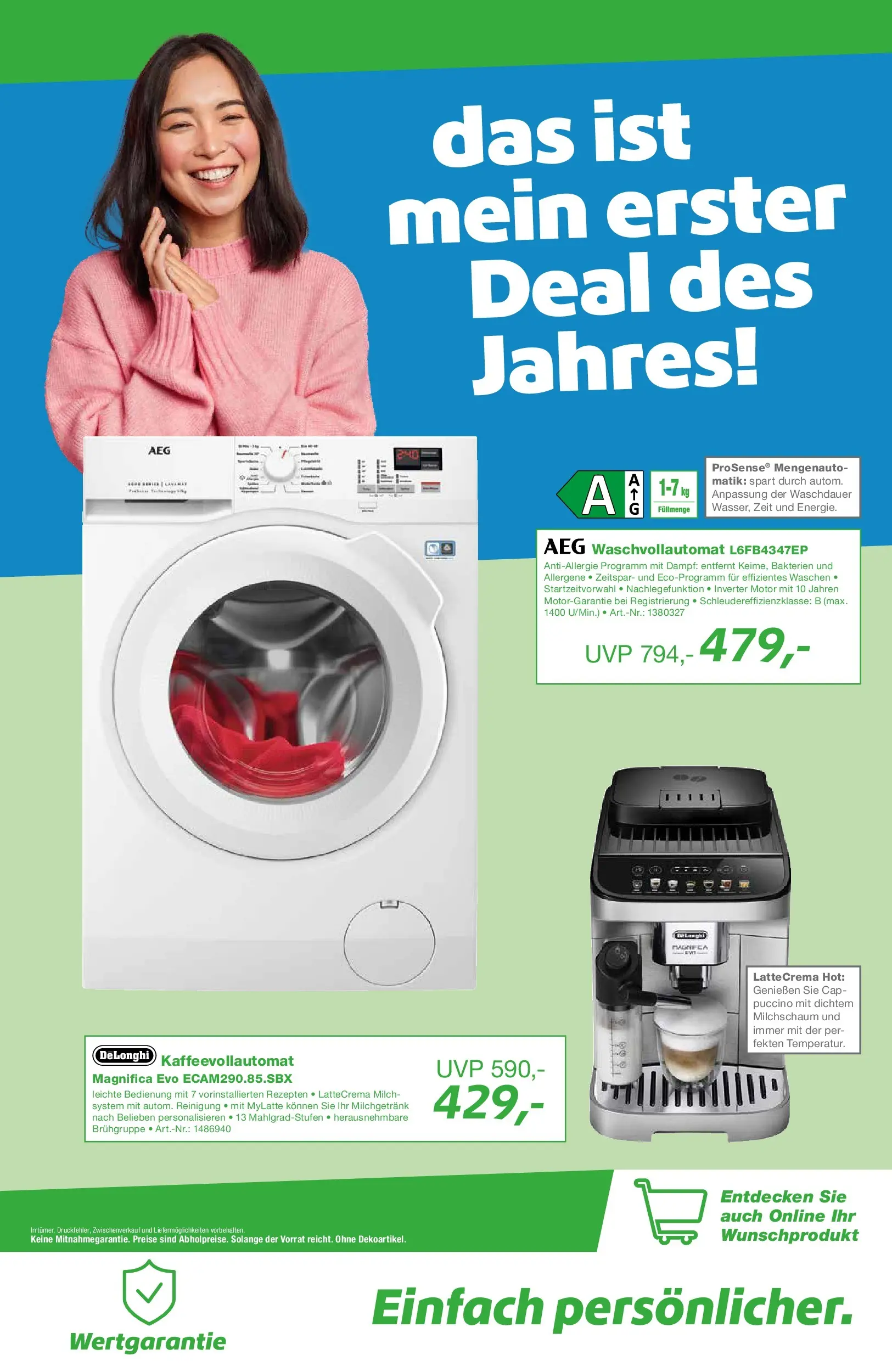 Entdecke - EP: Angebote (ab 29.12.2025) zum Blättern | Seite: 7 | Produkte: AEG, Milch, Kaffeevollautomat