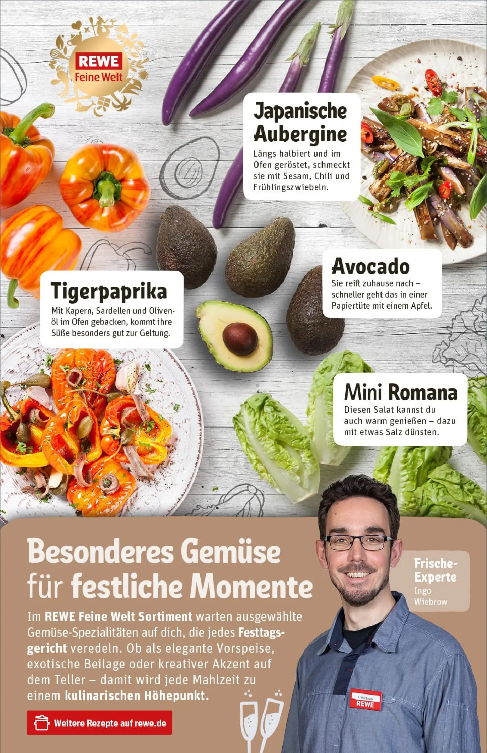 REWE Prospekt ab 22.12.2025 zum Blättern » Angebote | Seite: 17 | Produkte: Olivenol, Aubergine, Chili, Salat