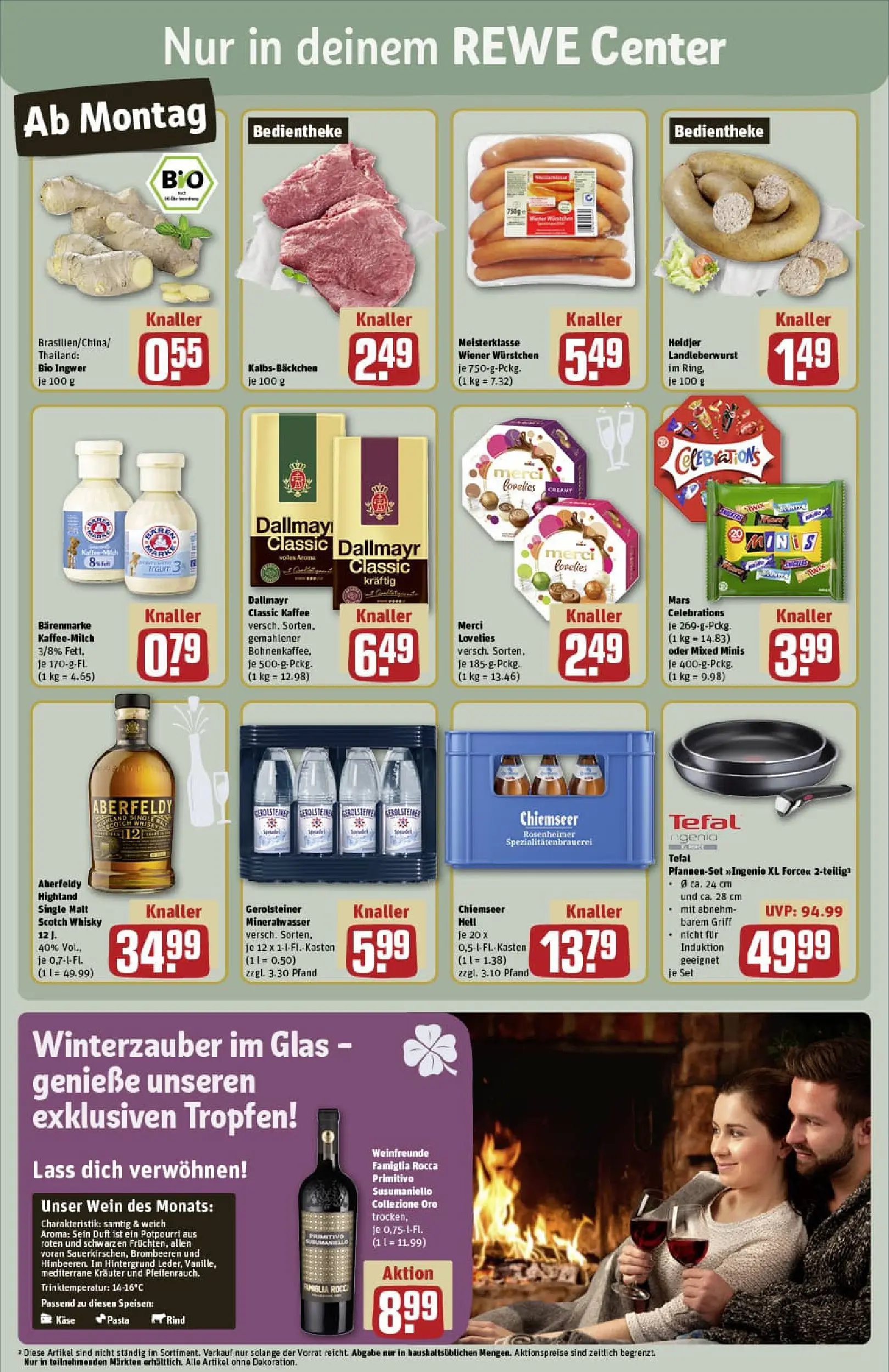 REWE Prospekt ab 22.12.2025 zum Blättern » Angebote | Seite: 7 | Produkte: Merci, Käse, Celebrations, Pasta