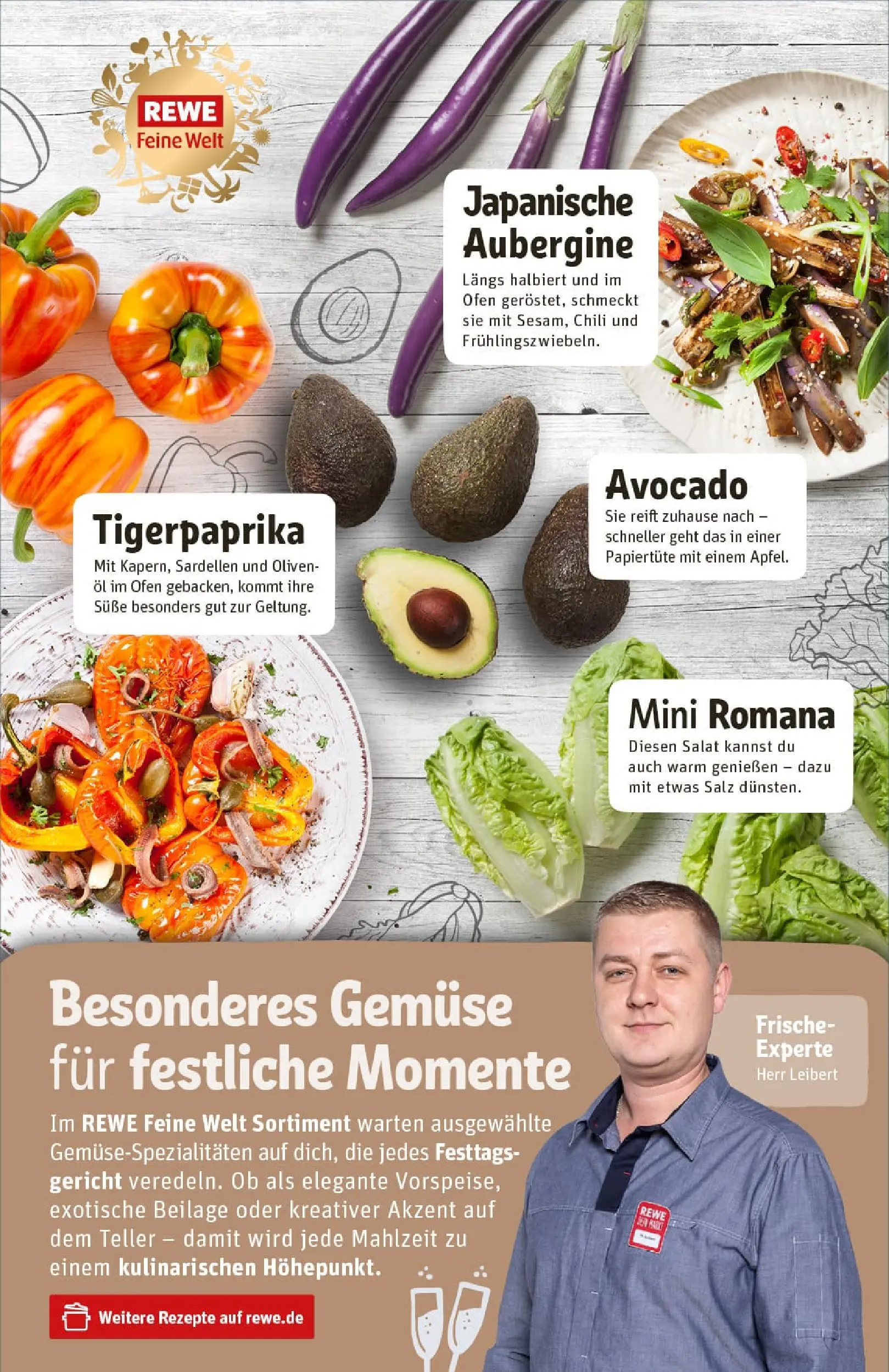 REWE Prospekt ab 22.12.2025 zum Blättern » Angebote | Seite: 19 | Produkte: Öl, Gemüse, Aubergine, Salat