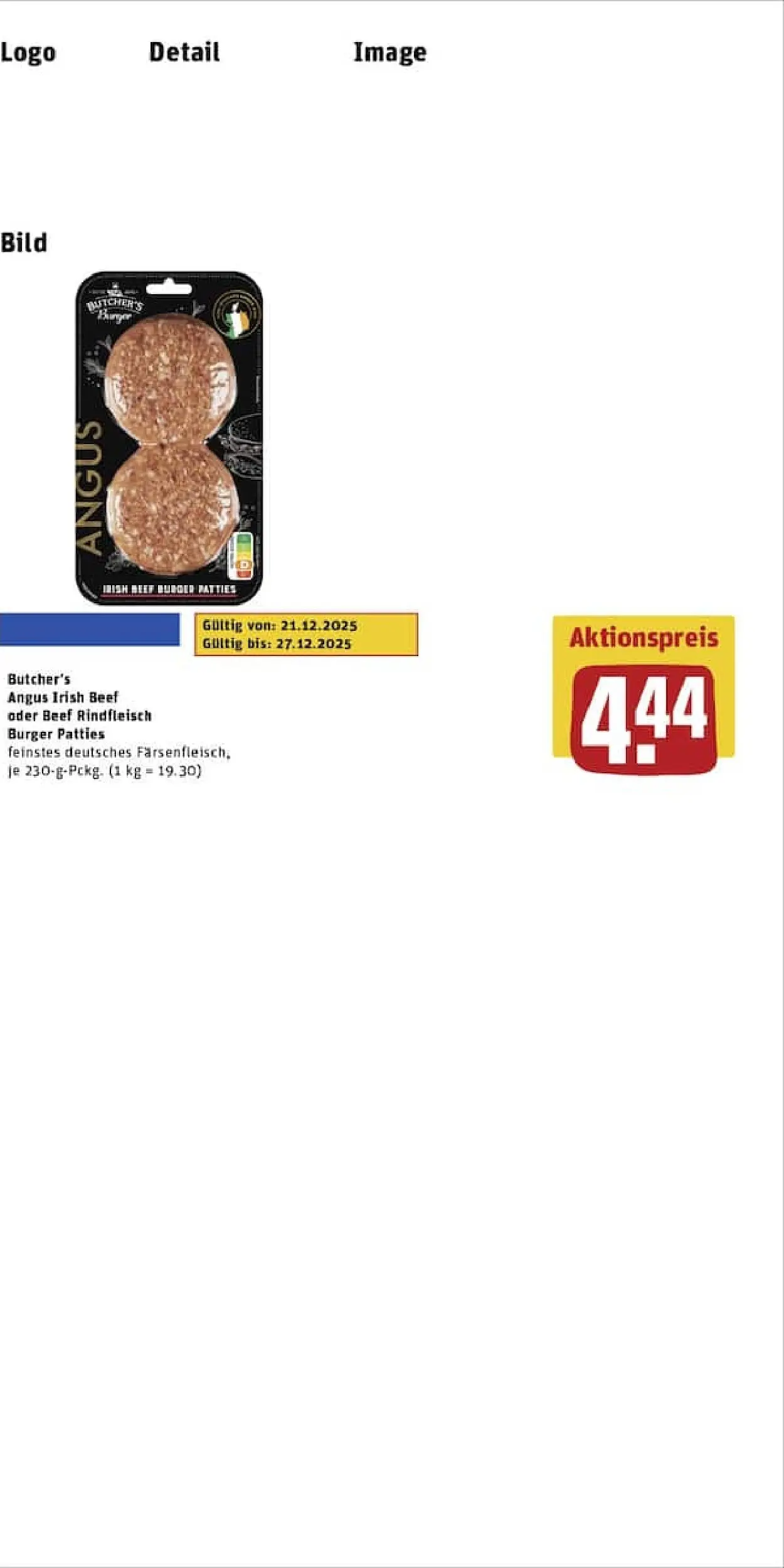 REWE Prospekt ab 22.12.2025 zum Blättern » Angebote | Seite: 17 | Produkte: Burger, Rindfleisch