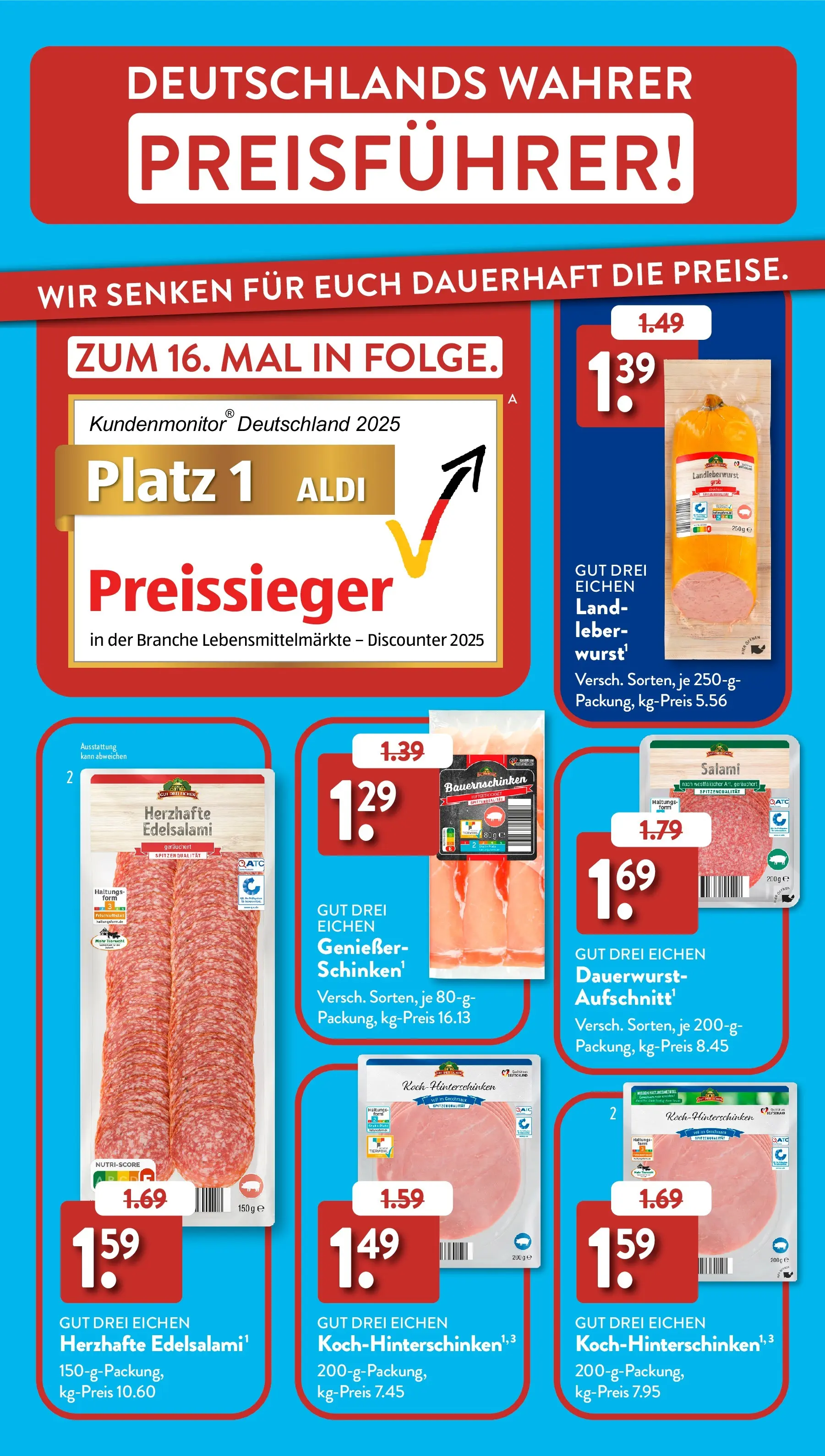 Aldi Süd - Aldi Süd: Wochenangebote (ab 14.12.2025) zum Blättern | Seite: 38 | Produkte: Salami