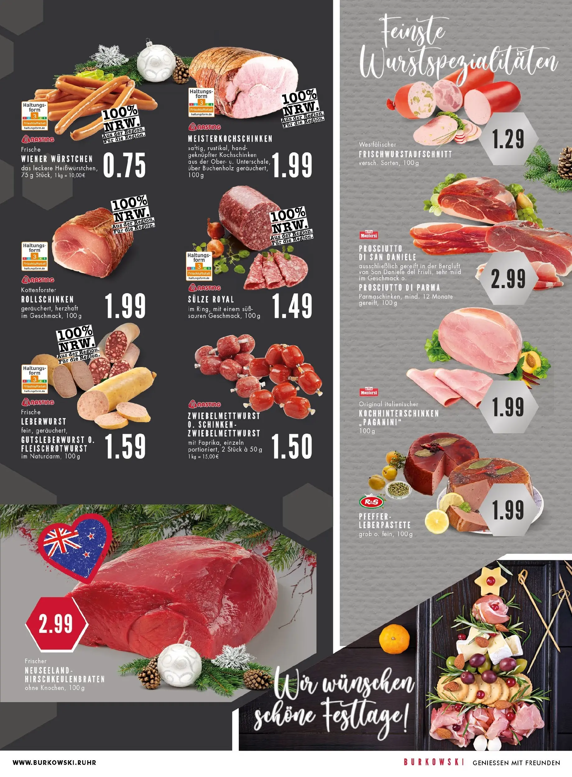 Edeka prospekt Bochum	 (ab 22.12.2025) » Angebote Online | Seite: 5 | Produkte: Wiener wurstchen, Pfeffer, Schinken