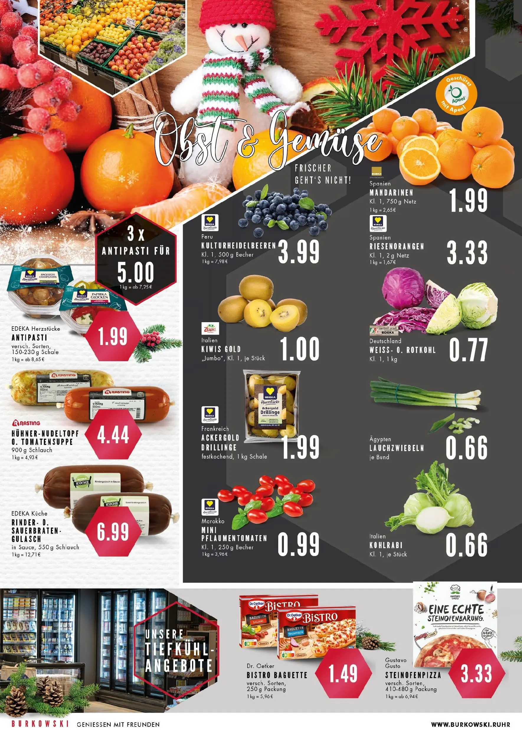 Edeka prospekt Bochum	 (ab 22.12.2025) » Angebote Online | Seite: 6 | Produkte: Gustavo gusto, Rotkohl, Küche, Kohlrabi