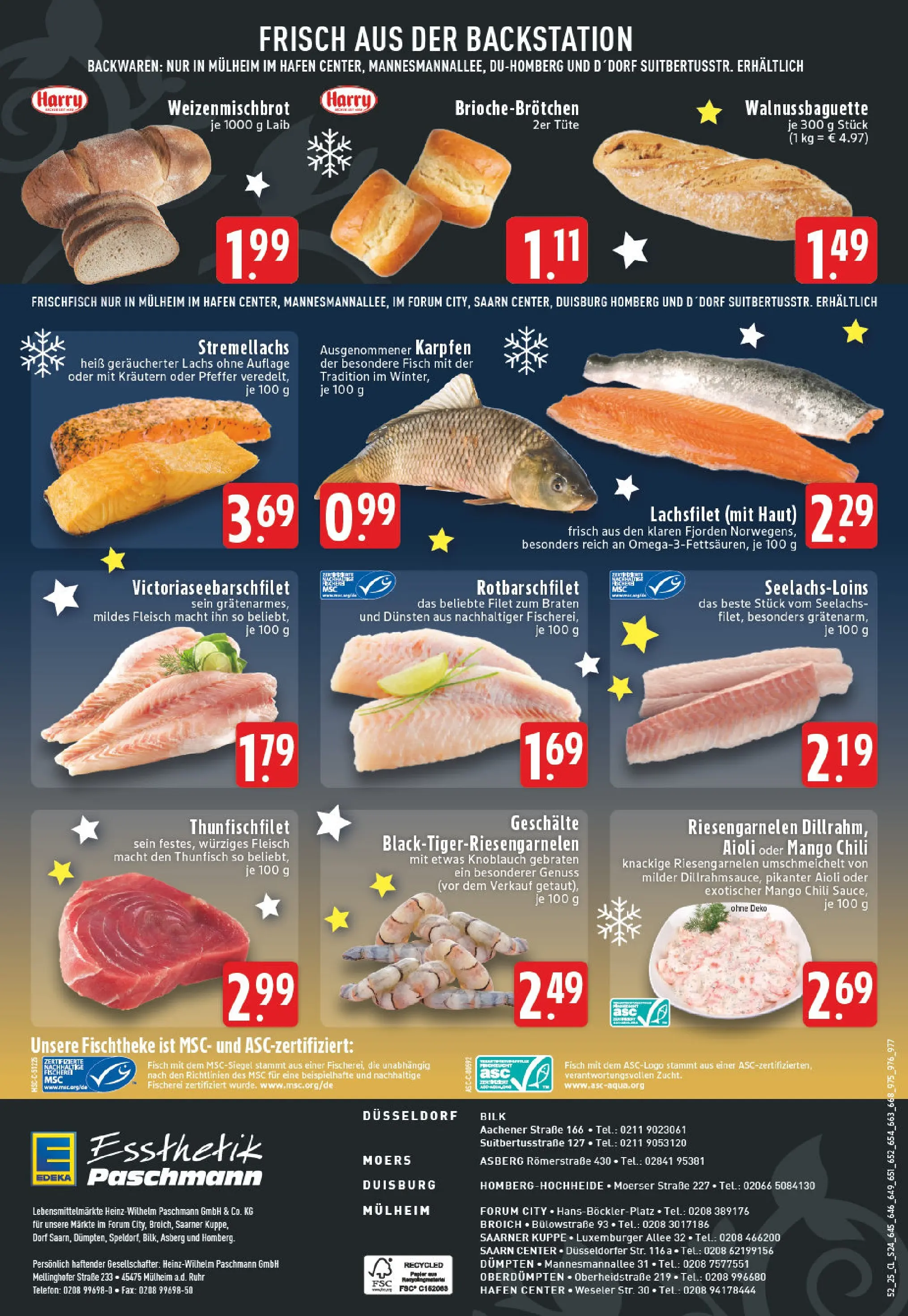 Edeka prospekt Mülheim An Der Ruhr	 (ab 22.12.2025) » Angebote Online | Seite: 26 | Produkte: Fisch, Lachs, Pfeffer, Mango