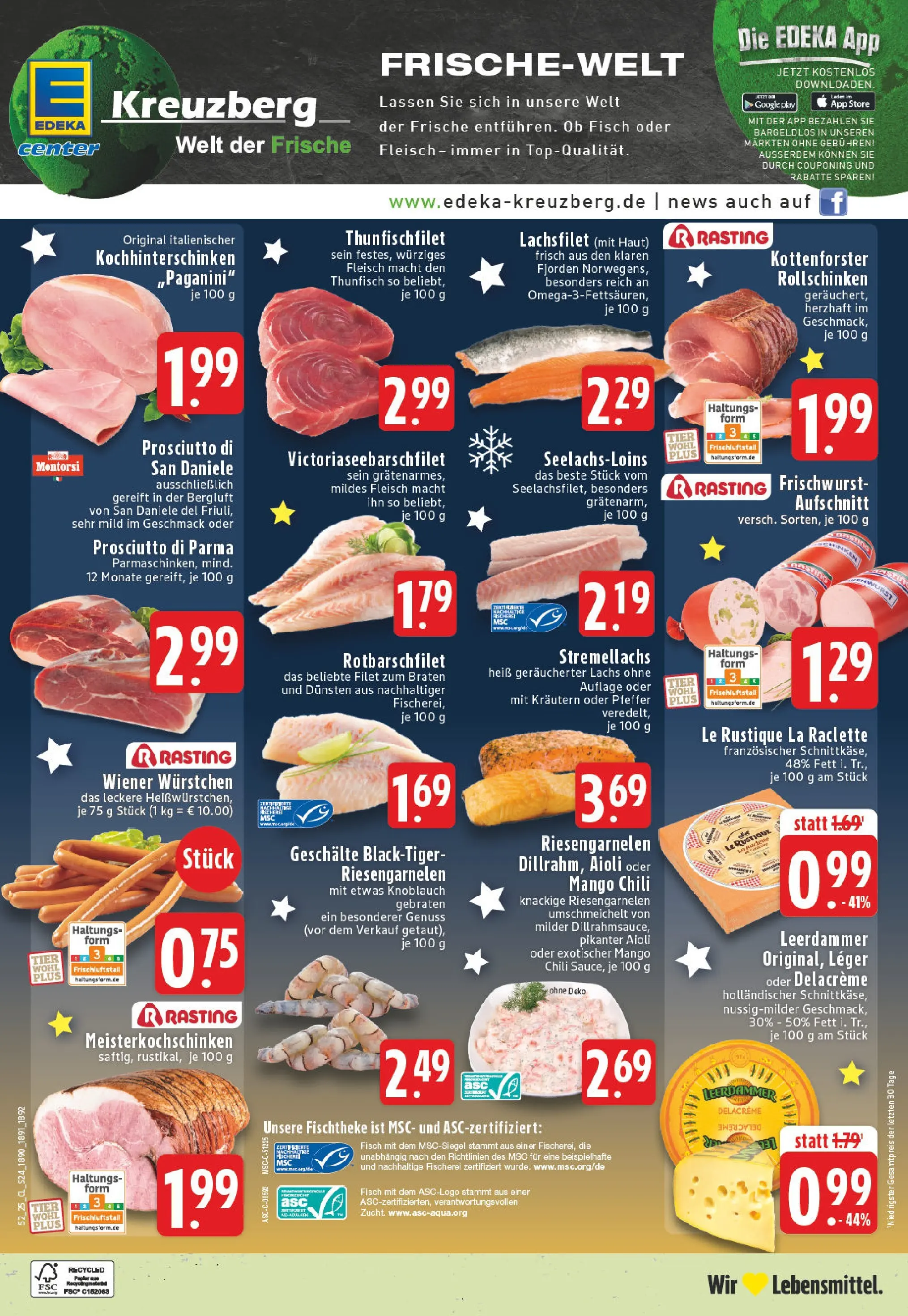 Edeka prospekt Koblenz	 (ab 22.12.2025) » Angebote Online | Seite: 26 | Produkte: Lachs, Mango, Knoblauch, Fleisch