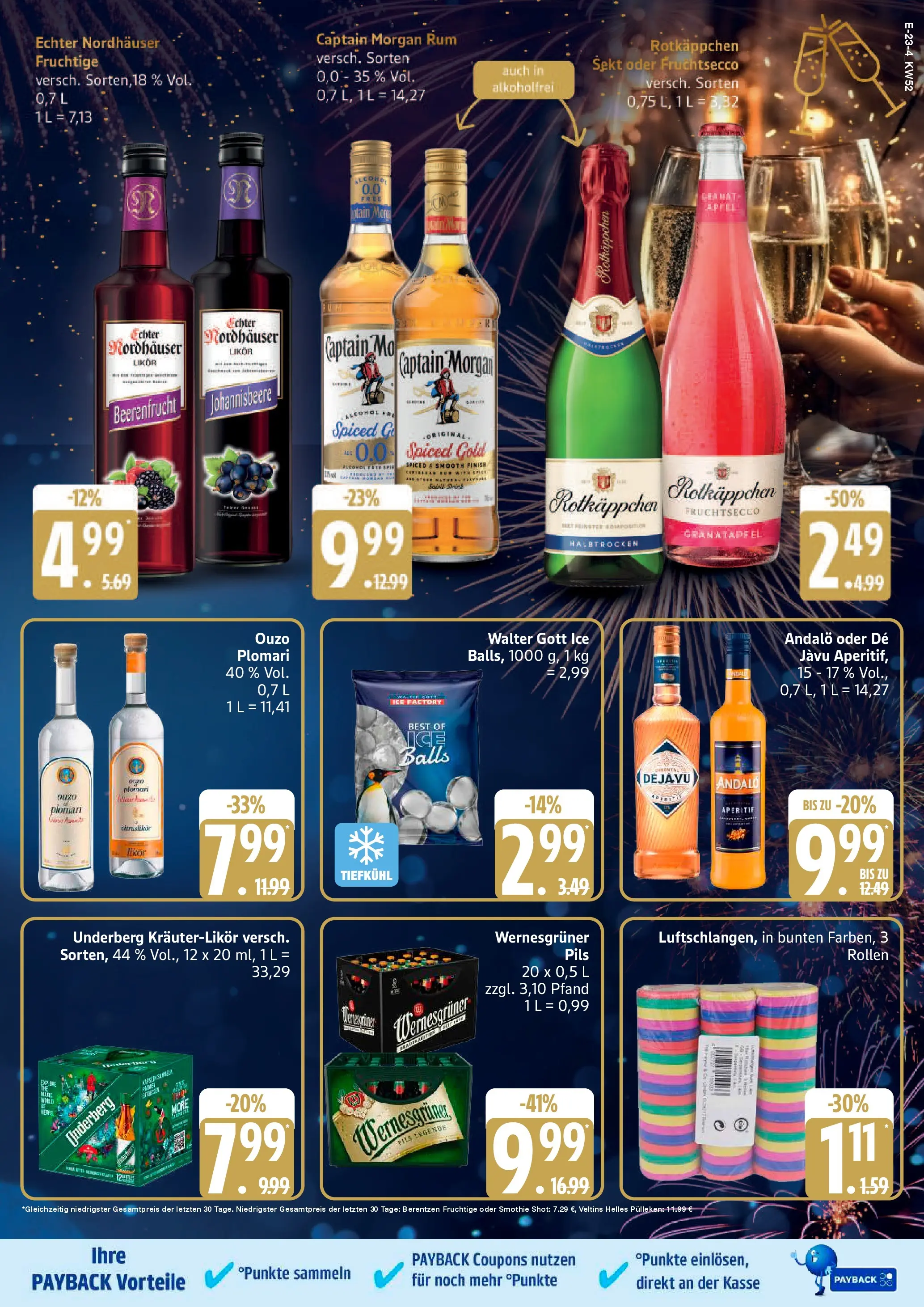 Edeka prospekt Stralsund	 (ab 22.12.2025) » Angebote Online | Seite: 23 | Produkte: Granatapfel, Rum, Finish, Fruchtsecco