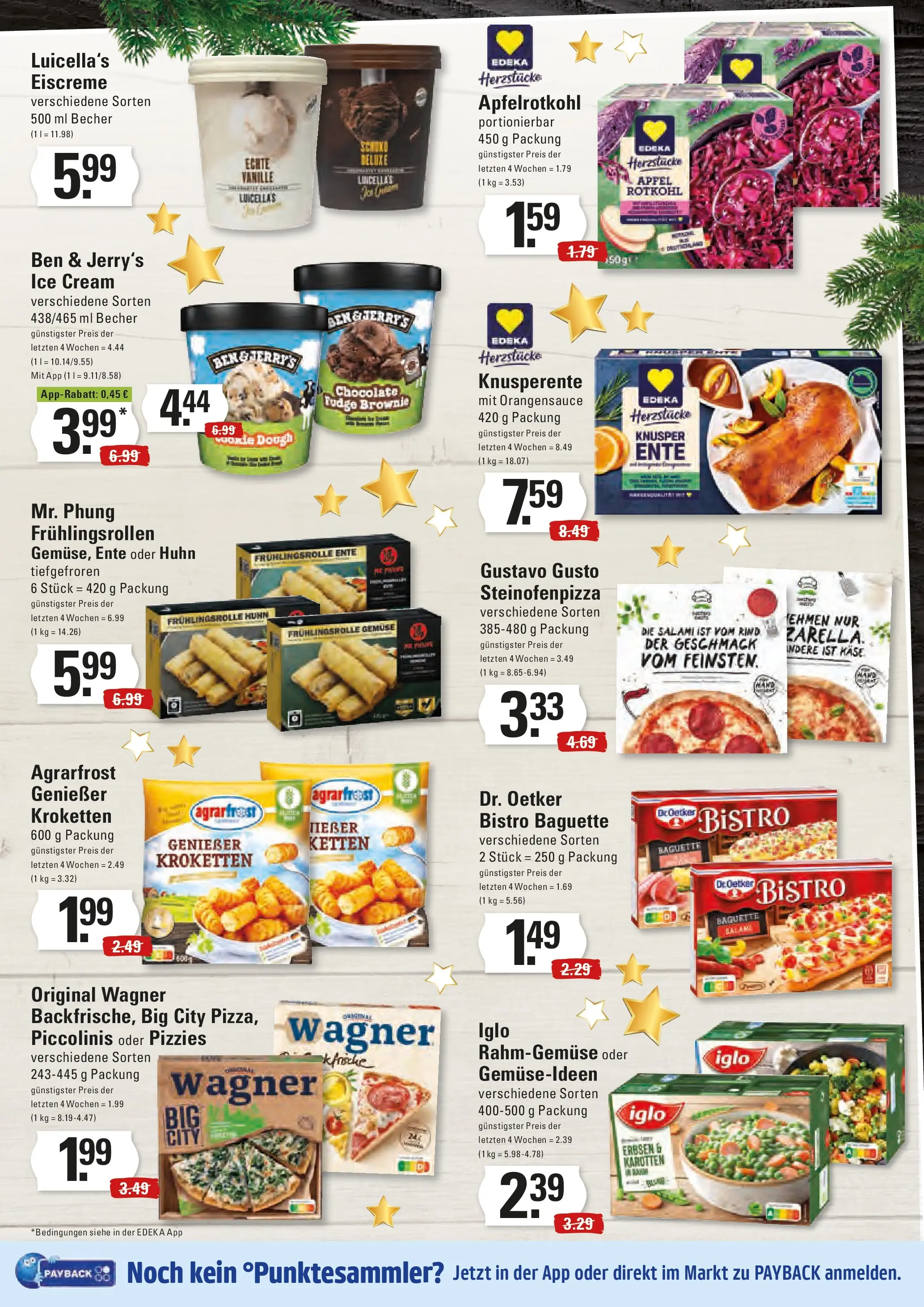 Edeka prospekt Hamburg	 (ab 21.12.2025) » Angebote Online | Seite: 7 | Produkte: Eiscreme, Ben & Jerry's, Salami, Ente