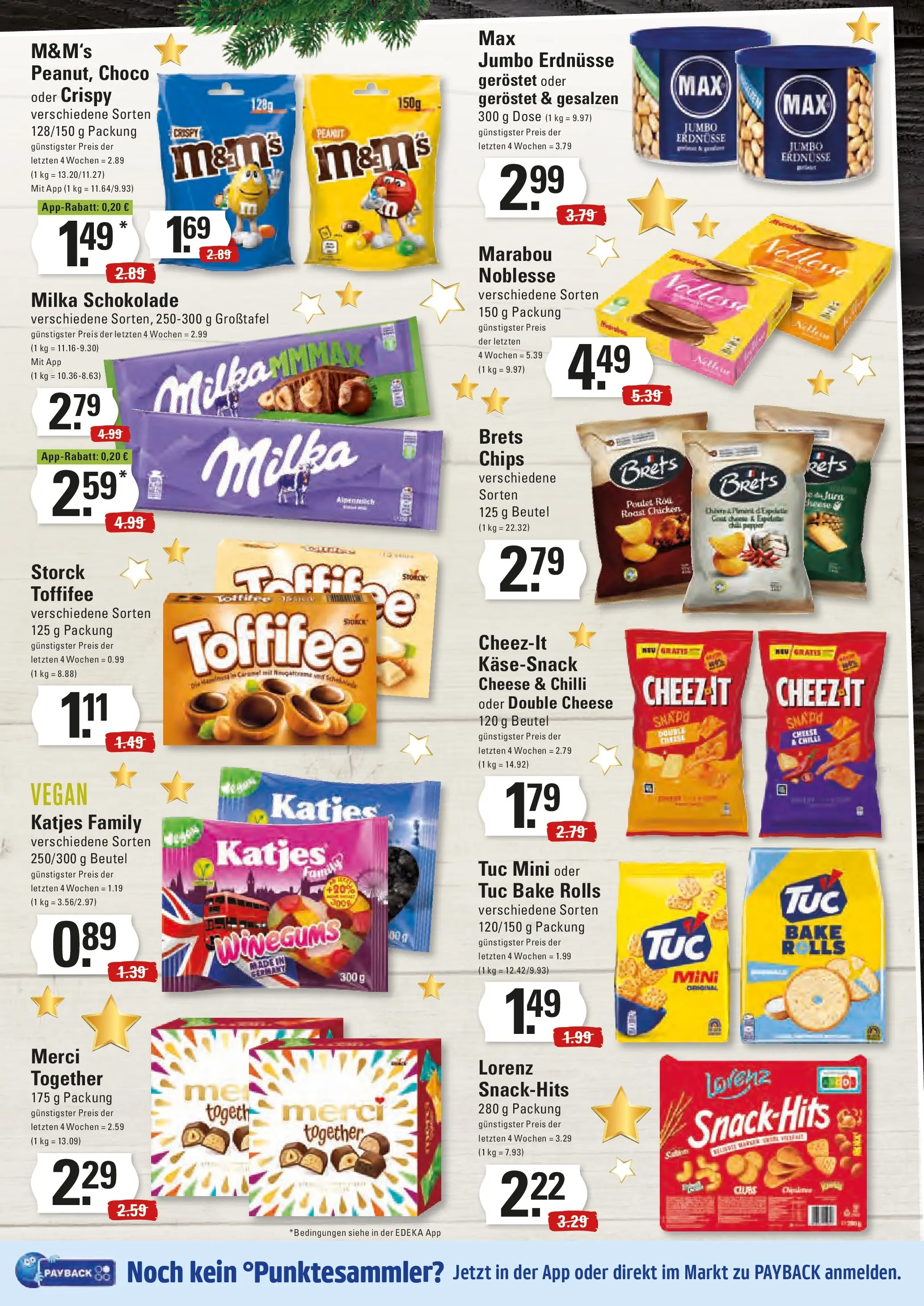 Edeka prospekt Hamburg	 (ab 21.12.2025) » Angebote Online | Seite: 13 | Produkte: Schokolade, Milka, Toffifee, Chips