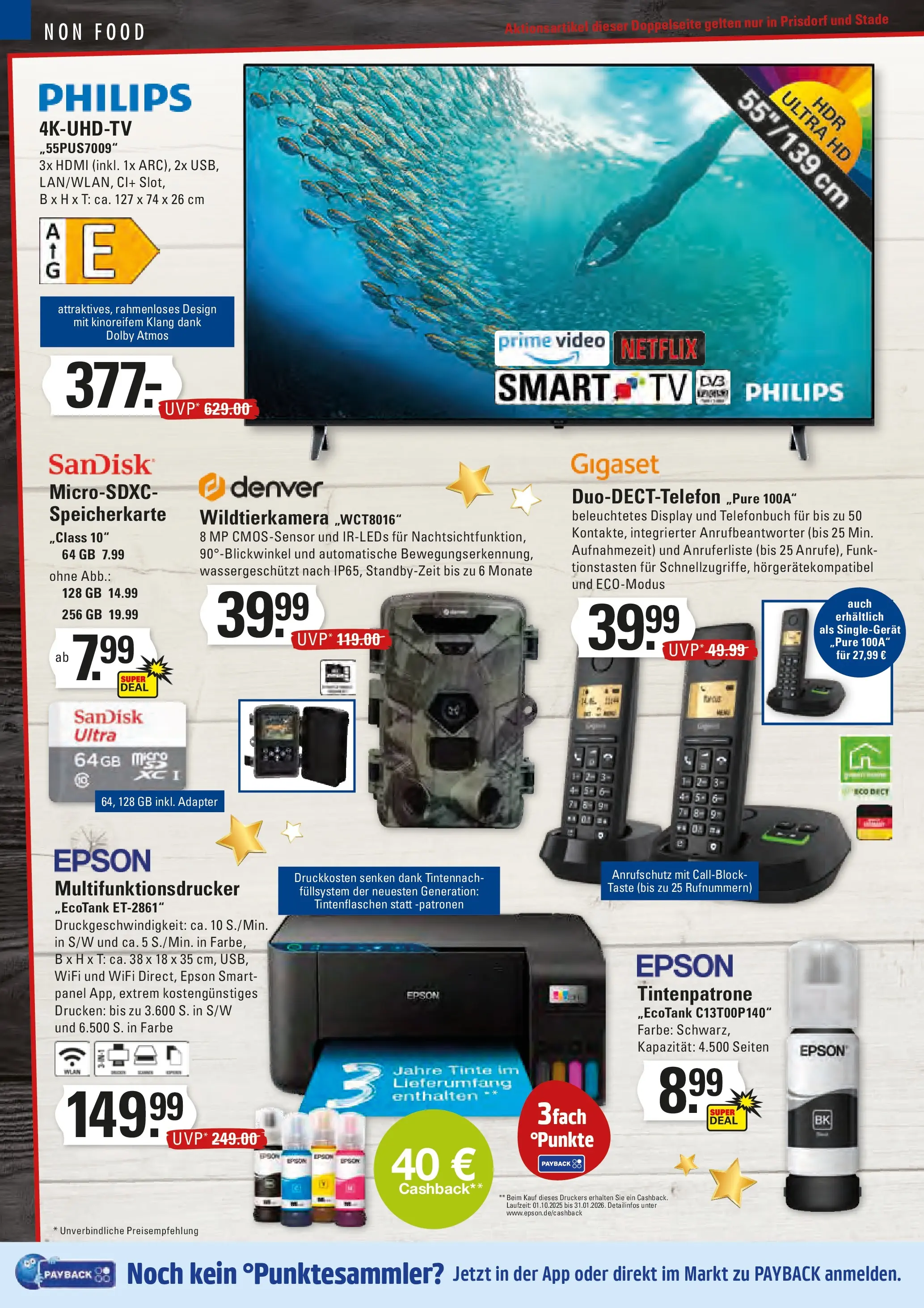 Edeka prospekt Stade	 (ab 21.12.2025) » Angebote Online | Seite: 22 | Produkte: Philips, USB, Smart TV, TV