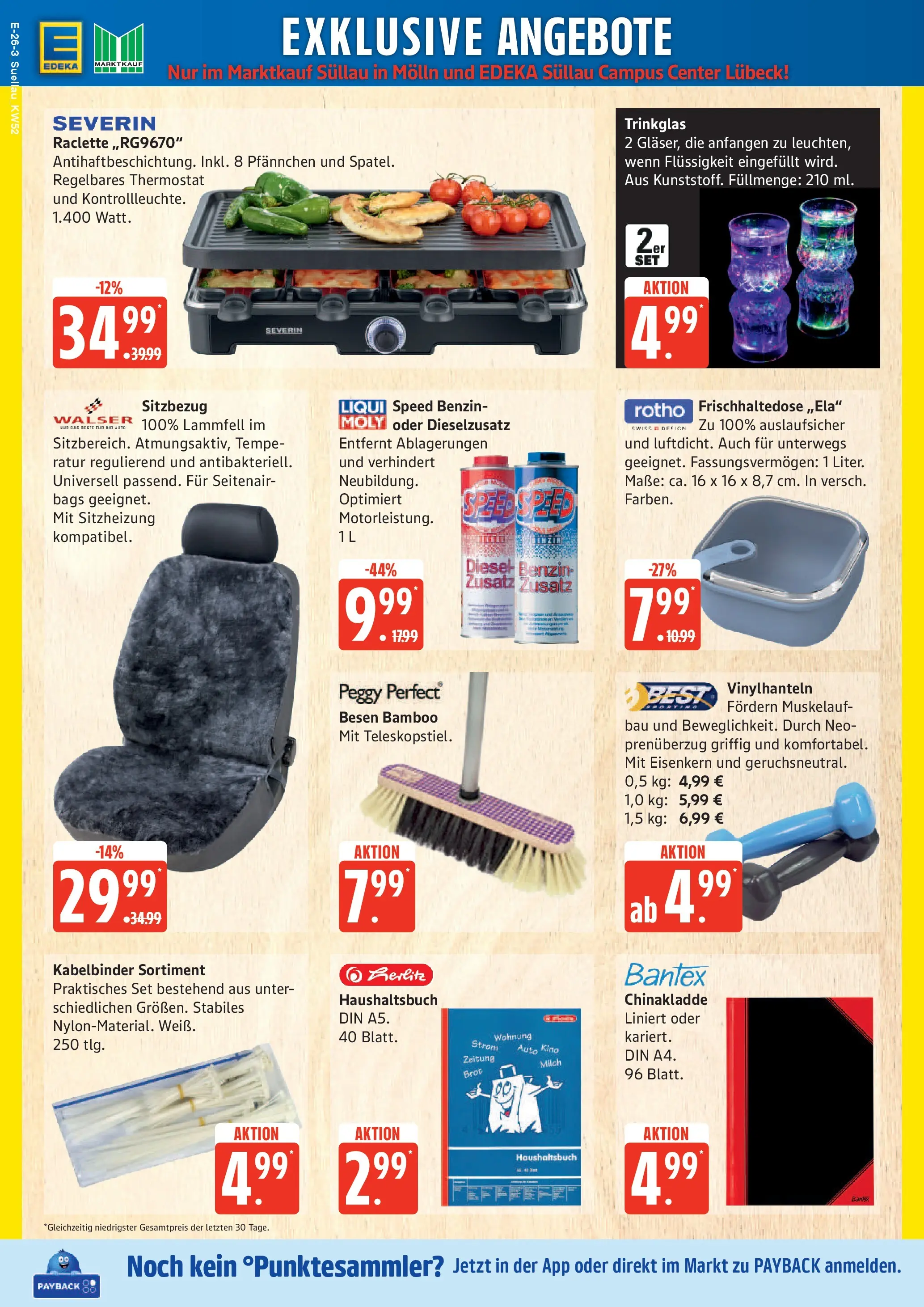 Edeka prospekt Ratzeburg	 (ab 21.12.2025) » Angebote Online | Seite: 26 | Produkte: Grill, Milch, Notebook, Raclette