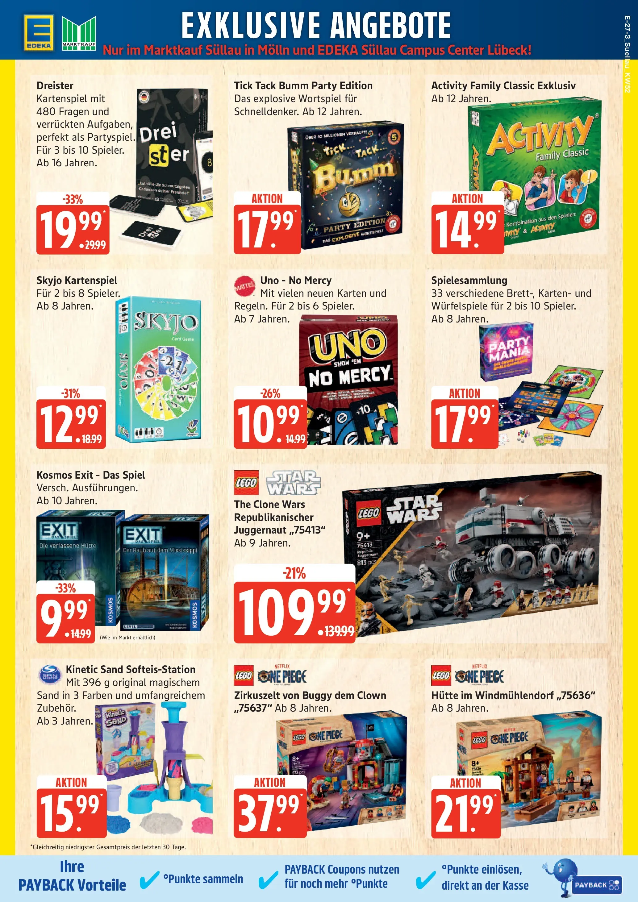 Edeka prospekt Ratzeburg	 (ab 21.12.2025) » Angebote Online | Seite: 27 | Produkte: Spiel