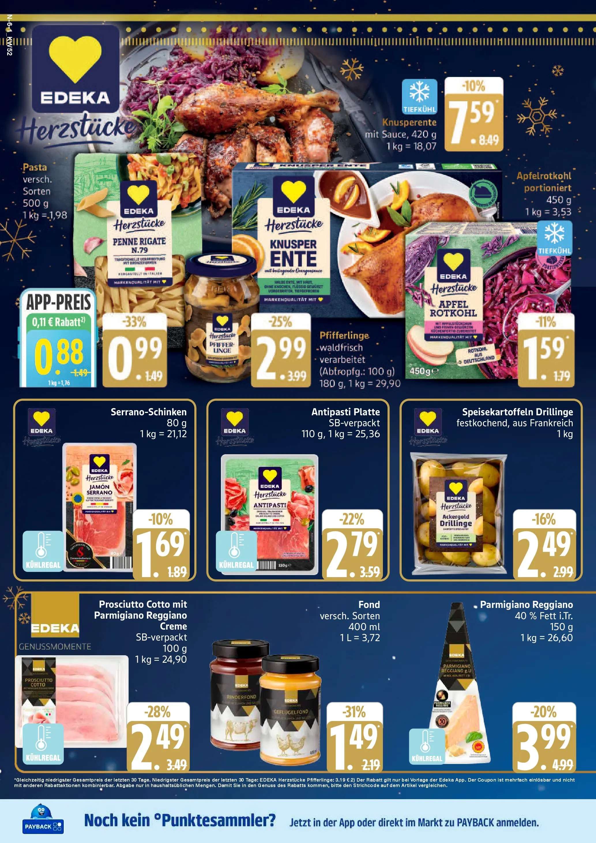 Edeka prospekt Cuxhaven	 (ab 21.12.2025) » Angebote Online | Seite: 6 | Produkte: Rotkohl, Äpfel, Creme, Pasta
