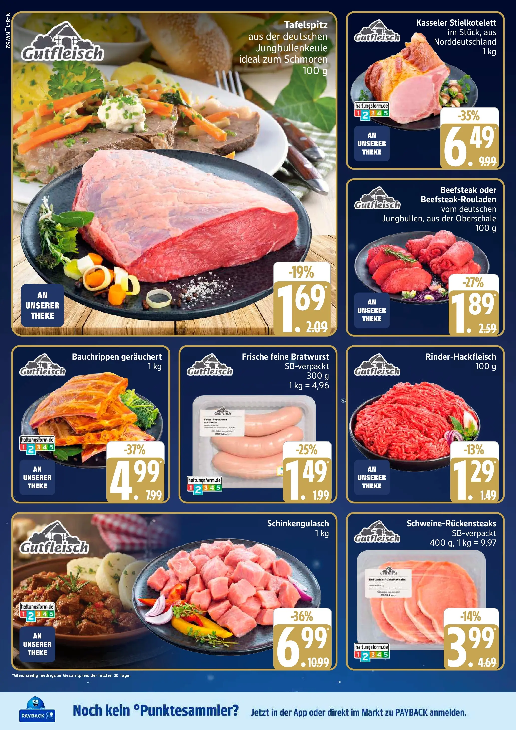 Edeka prospekt Cuxhaven	 (ab 21.12.2025) » Angebote Online | Seite: 8 | Produkte: Tafelspitz, Theke, Bratwurst