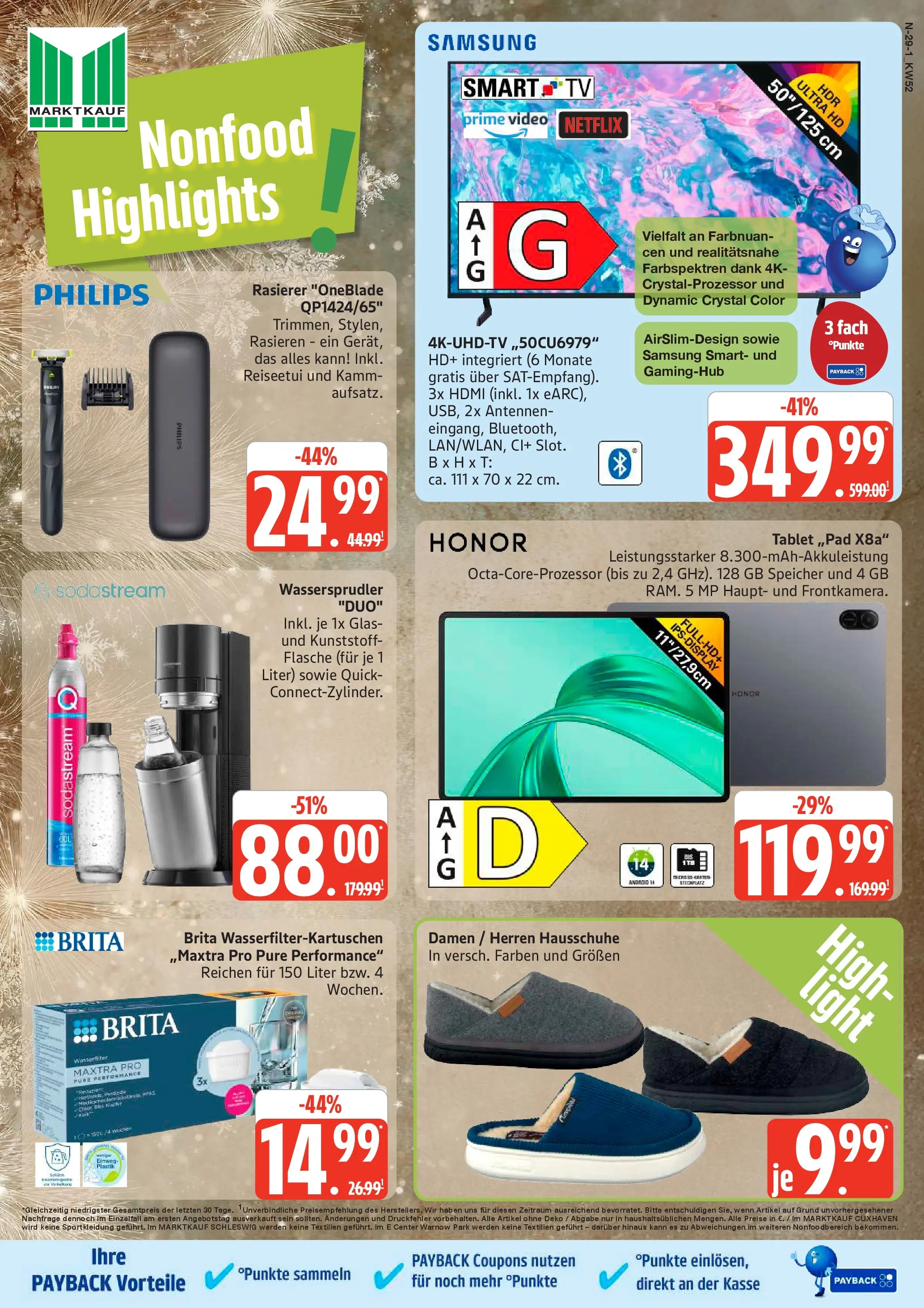 Edeka prospekt Cuxhaven	 (ab 21.12.2025) » Angebote Online | Seite: 29 | Produkte: Samsung, Smart TV, Hausschuhe, Tablet