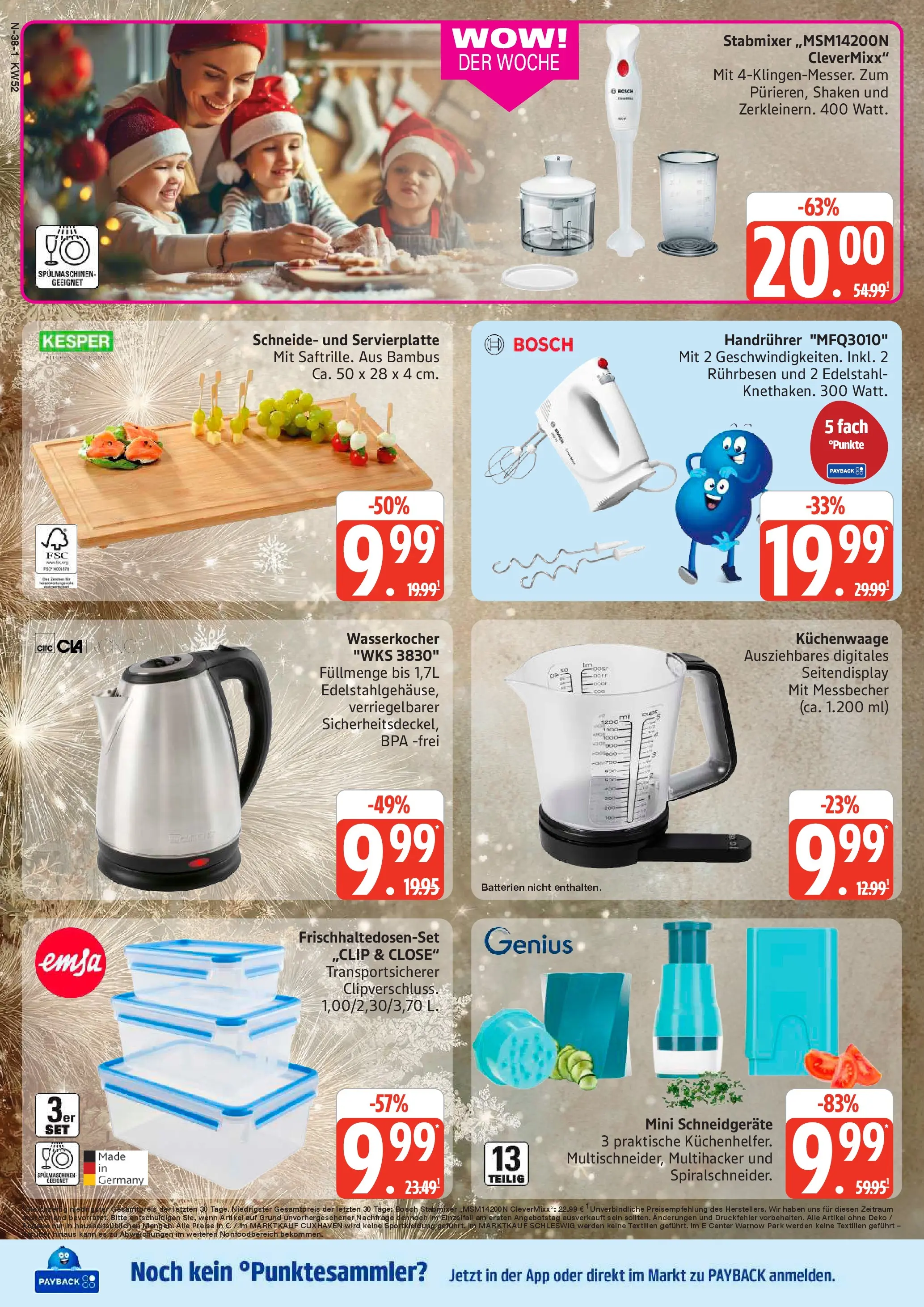 Edeka prospekt Cuxhaven	 (ab 21.12.2025) » Angebote Online | Seite: 38 | Produkte: Mixer, Rührbesen, Batterien, Stabmixer