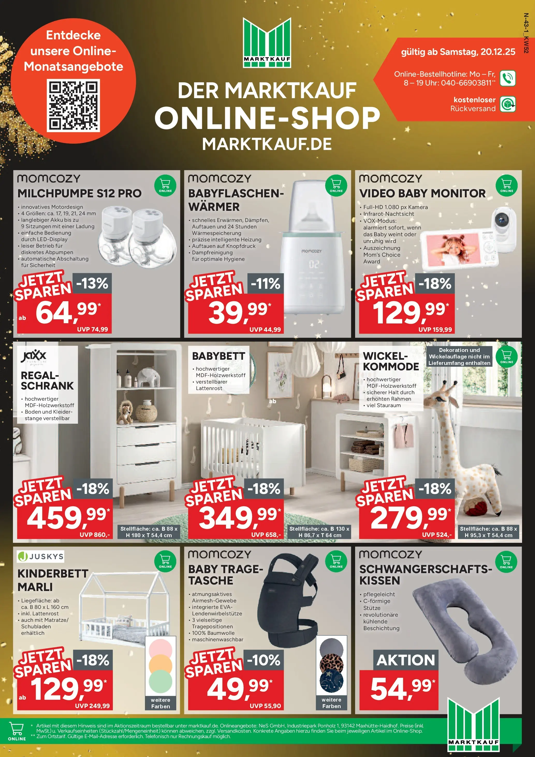 Edeka prospekt Cuxhaven	 (ab 21.12.2025) » Angebote Online | Seite: 43 | Produkte: Kissen, Kommode, Babybett, Video