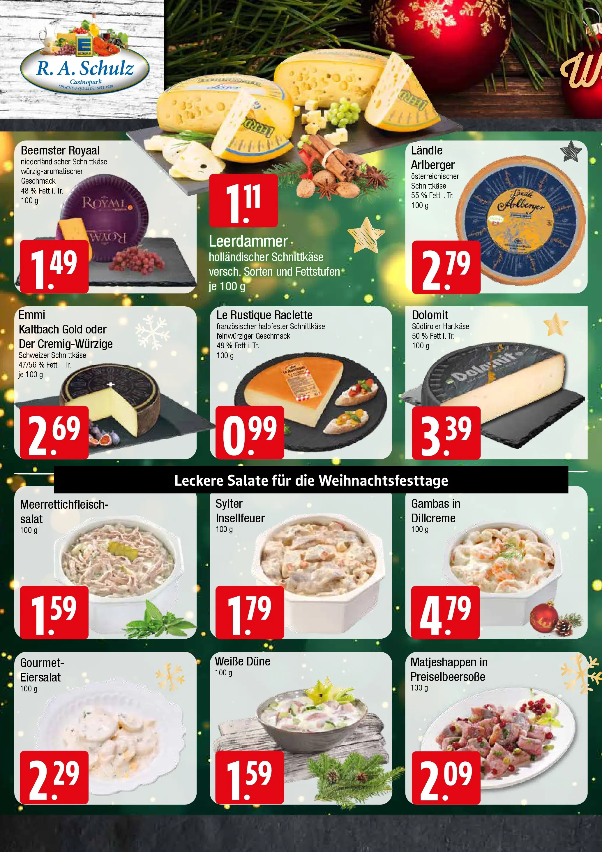 Edeka prospekt Wentorf	 (ab 21.12.2025) » Angebote Online | Seite: 4 | Produkte: Leerdammer, Raclette, Salat