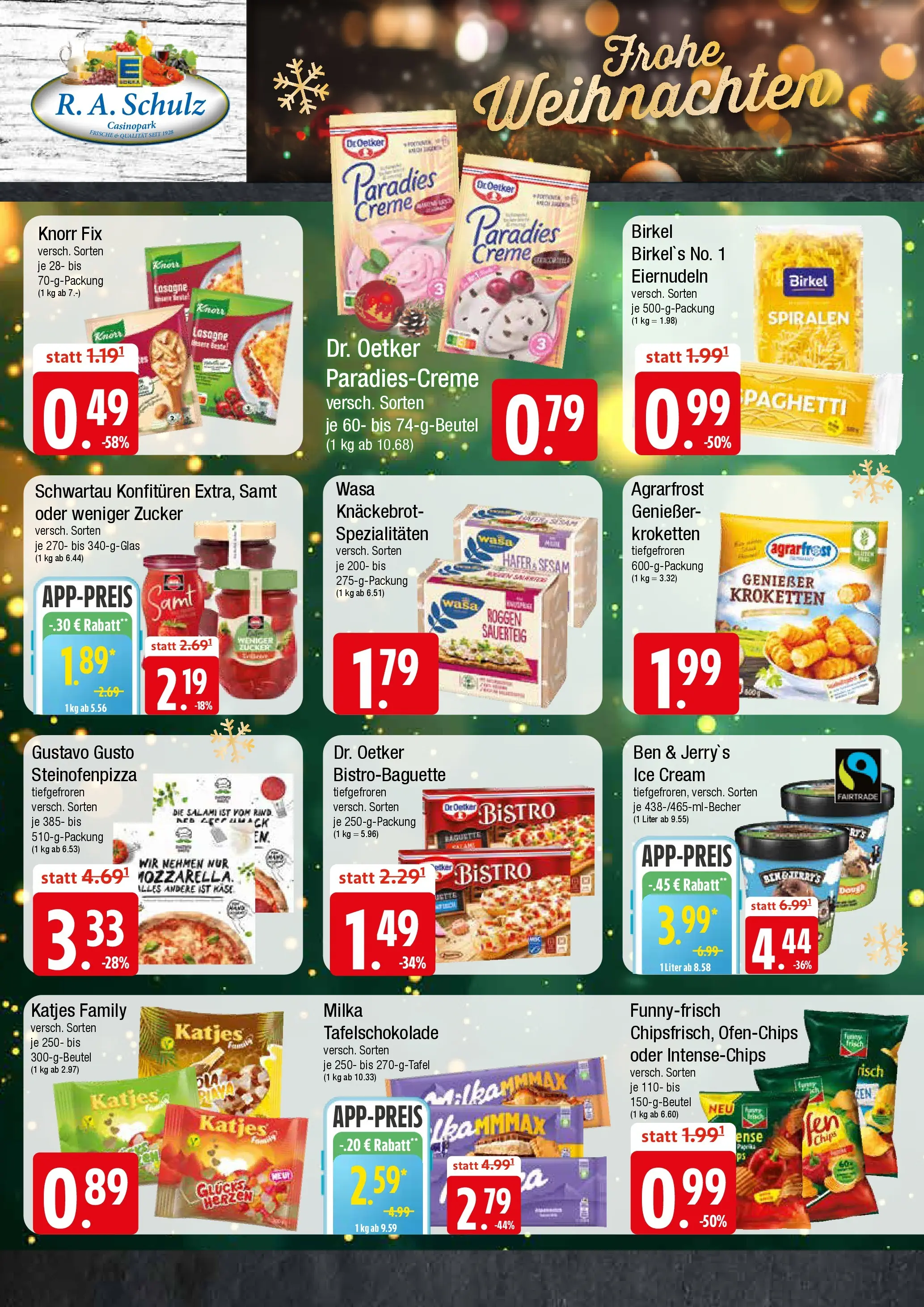 Edeka prospekt Wentorf	 (ab 21.12.2025) » Angebote Online | Seite: 6 | Produkte: Gustavo gusto, Baguette, Ben & Jerry's, Salami
