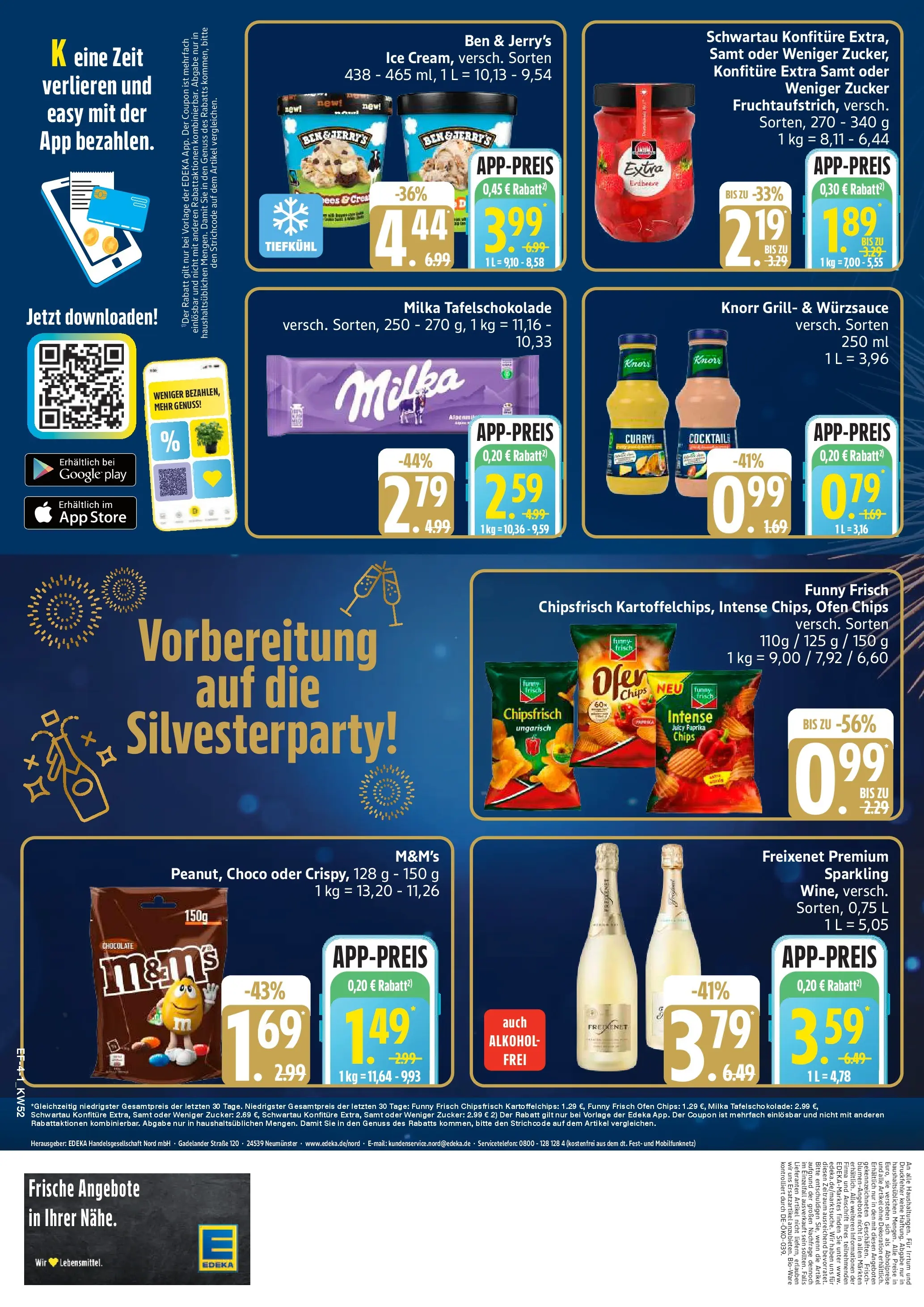 Edeka prospekt Hamburg	 (ab 21.12.2025) » Angebote Online | Seite: 4 | Produkte: Ofen, Paprika, Zucker, Chips